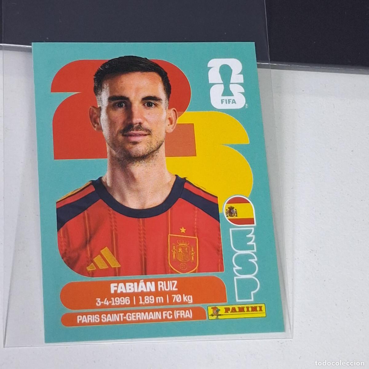 Cromos de f&uacute;tbol: B68 ESP12 FABI&Aacute;N RUIZ 12 ESPA&Ntilde;A SPAIN ESP MUNDIAL FIFA WORLD CUP 2026 STICKER PANINI