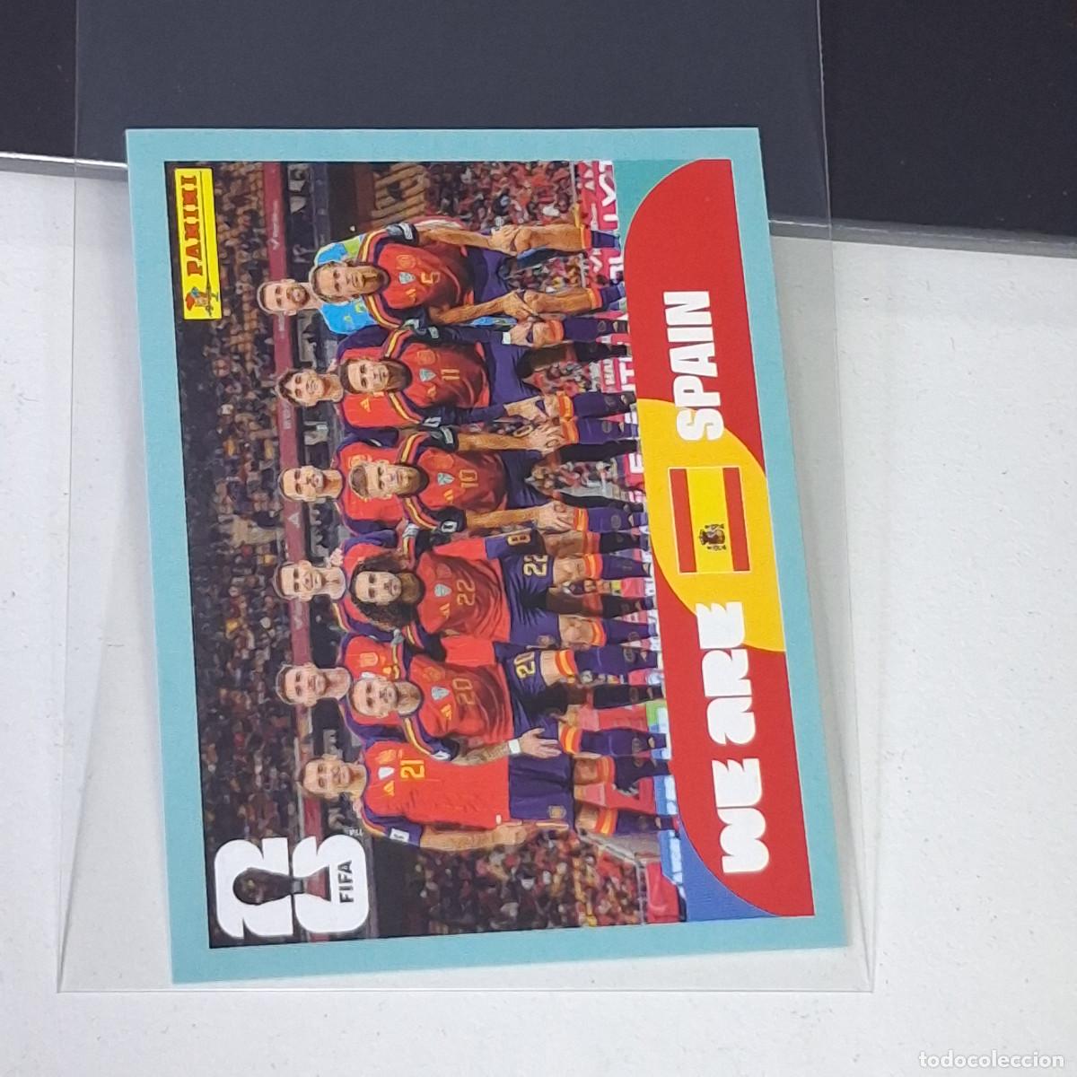Cromos de f&uacute;tbol: B68 ESP13 TEAM PHOTO EQUIPO 13 ESPA&Ntilde;A ESP SPAIN MUNDIAL FIFA WORLD CUP 2026 STICKER PANINI
