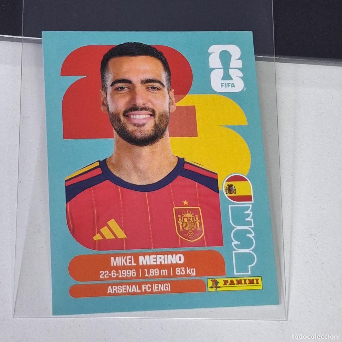 Cromos de f&uacute;tbol: B68 ESP14 MIKEL MERINO 14 ESPA&Ntilde;A ESP SPAIN ESPA&Ntilde;A MUNDIAL FIFA WORLD CUP 2026 STICKER PANINI