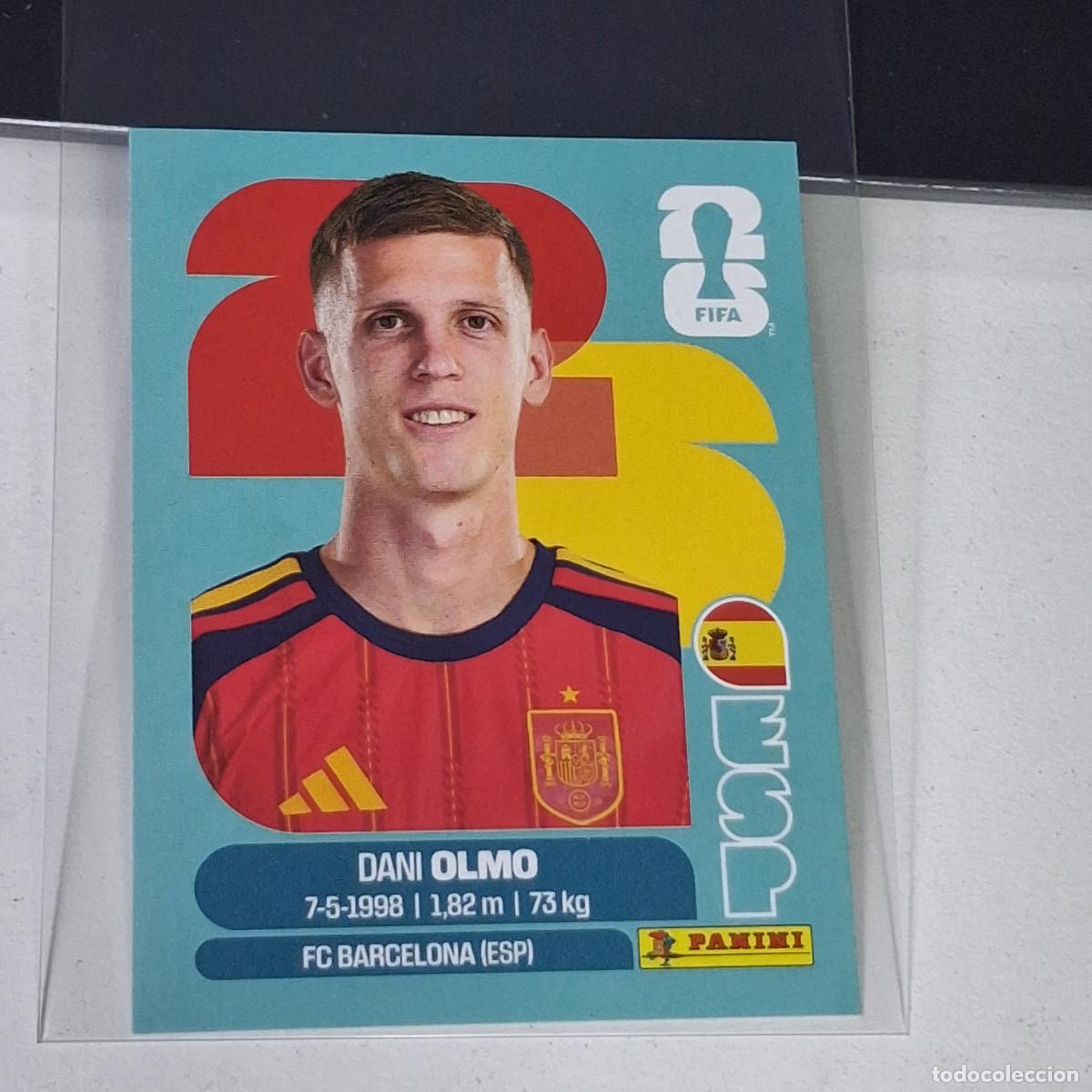 Cromos de f&uacute;tbol: B68 ESP 16 ESP16 DANI OLMO ESPA&Ntilde;A SPAIN ESP MUNDIAL FIFA WORLD CUP 2026 STICKER PANINI