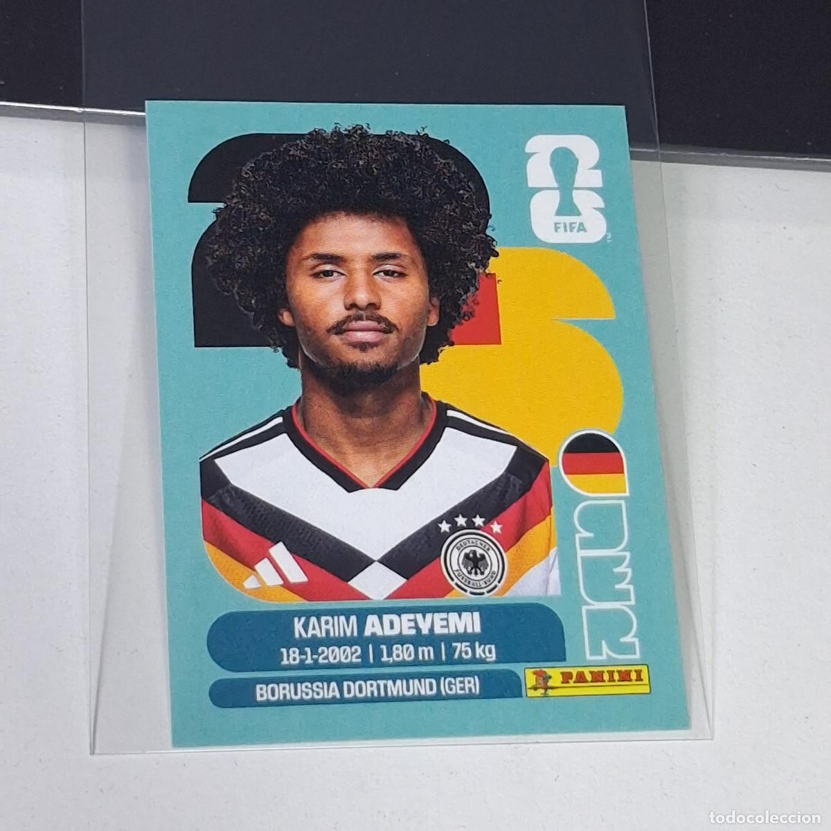 Cromos de f&uacute;tbol: B68 GER19 KARIM ADEYEMI 19 ALEMANIA GERMANY GER MUNDIAL FIFA WORLD CUP 2026 STICKER PANINI PANINI