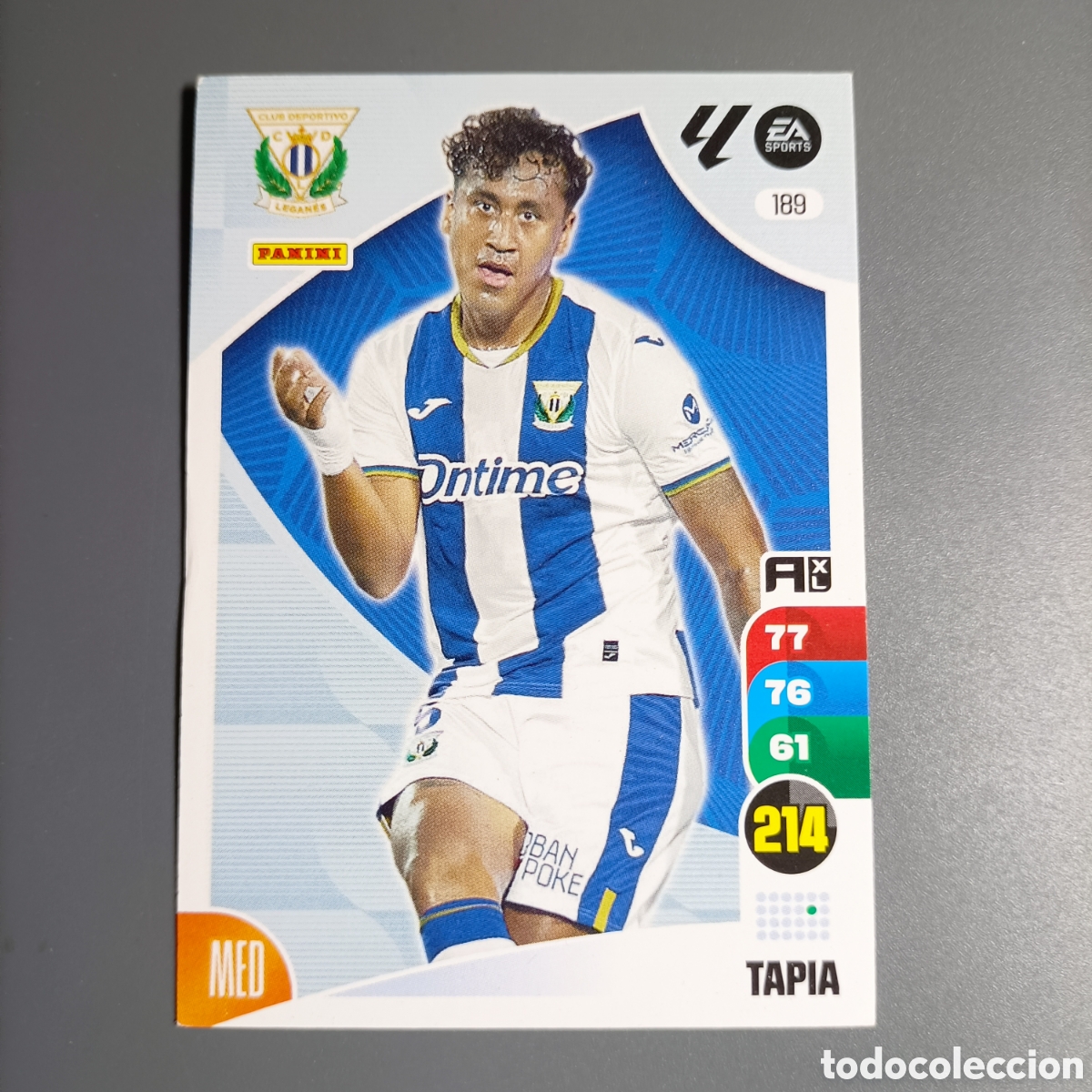 Cromos de f&uacute;tbol: ADRENALYN. LIGA 2024-2025 (LEGAN&Eacute;S) №189 TAPIA