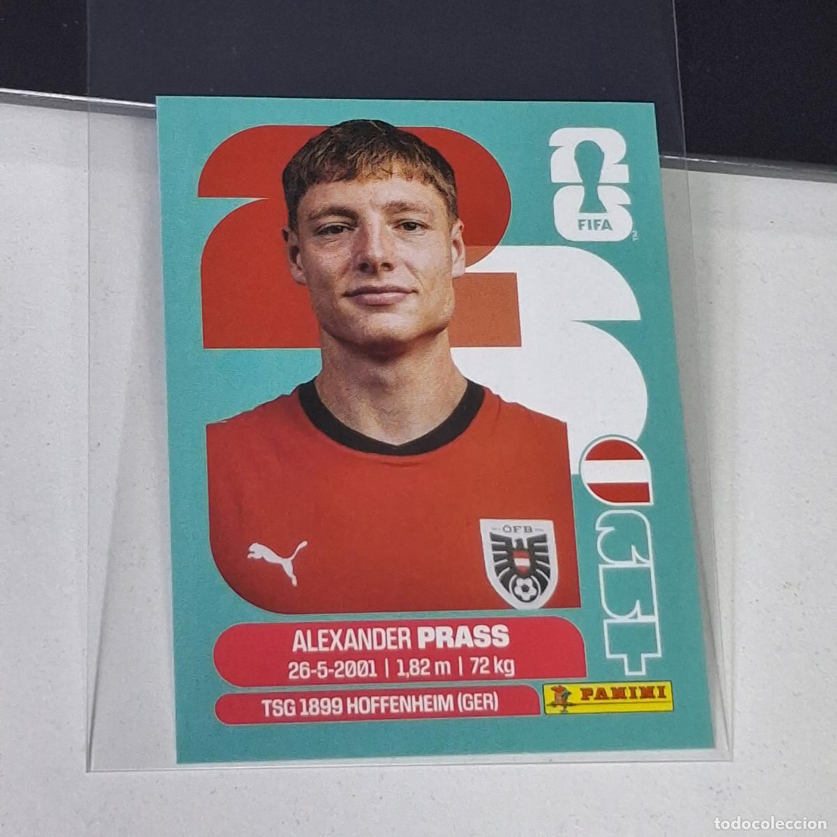 Cromos de f&uacute;tbol: B68 AUT 9 AUT9 ALEXANDER PRASS AUSTRIA MUNDIAL FIFA WORLD CUP 2026 STICKER PANINI