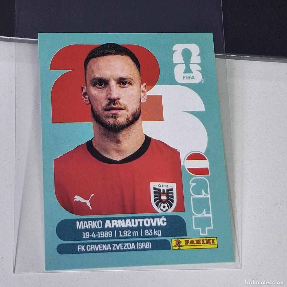 Cromos de f&uacute;tbol: B68 AUT20 MARKO ARNAUTOVIĆ 20 AUSTRIA AUT MUNDIAL FIFA WORLD CUP 2026 STICKER PANINI