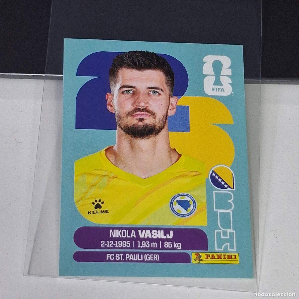 Cromos de f&uacute;tbol: B68 BIH 2 BIH2 NIKOLA VASILJ BOSNIA HERZEGOVINA MUNDIAL FIFA WORLD CUP 2026 STICKER PANINI