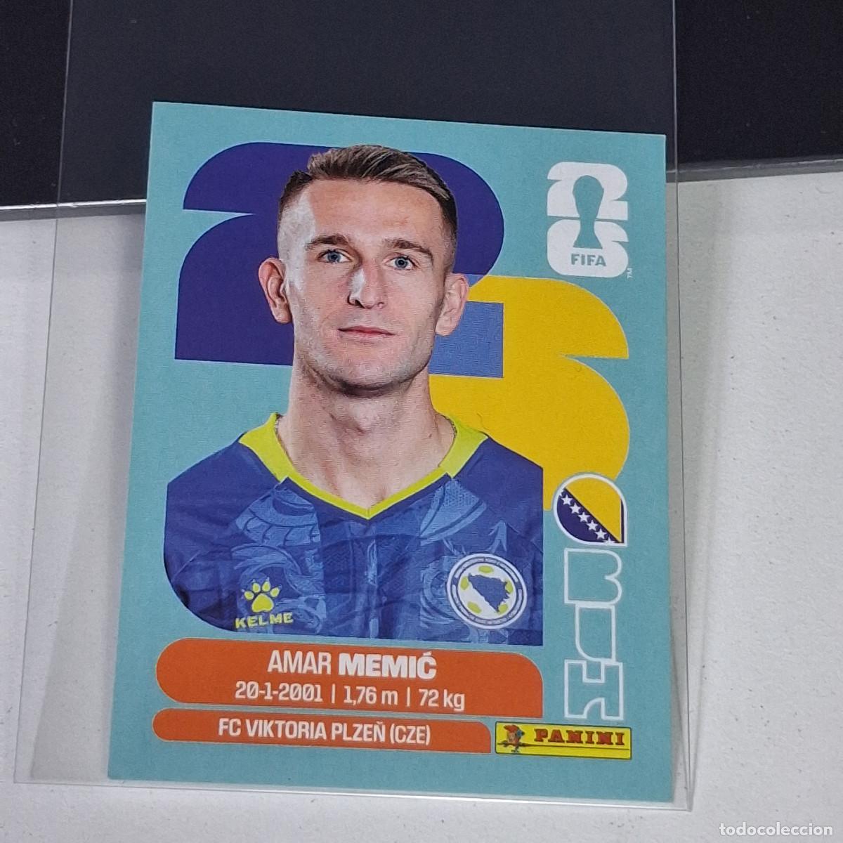 Cromos de f&uacute;tbol: B68 BIH 16 BIH16 AMAR MEMIC BOSNIA HERZEGOVINA MUNDIAL FIFA WORLD CUP 2026 STICKER PANIN