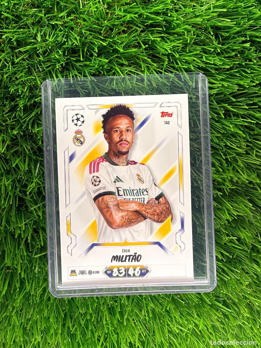 Cromos de f&uacute;tbol: N&ordm; 140 &Eacute;der Militao Real Madrid CF Match Attax 26 27