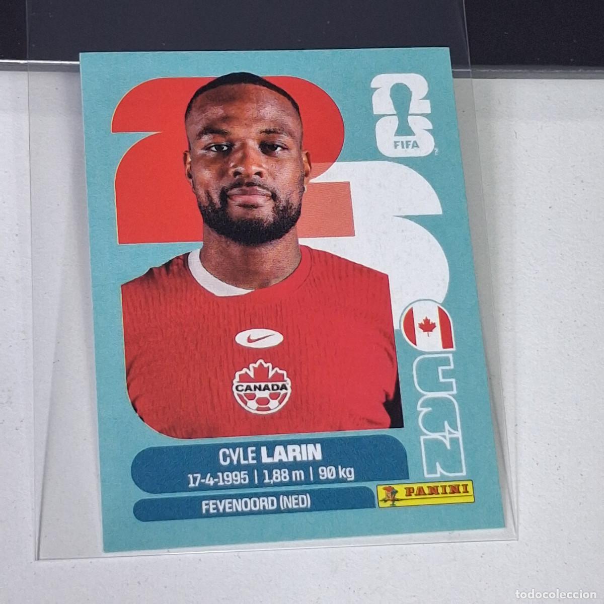 Cromos de f&uacute;tbol: B68 CAN 19 CAN19 CYLE LARIN CANADA MUNDIAL FIFA WORLD CUP 2026 STICKER PANINI