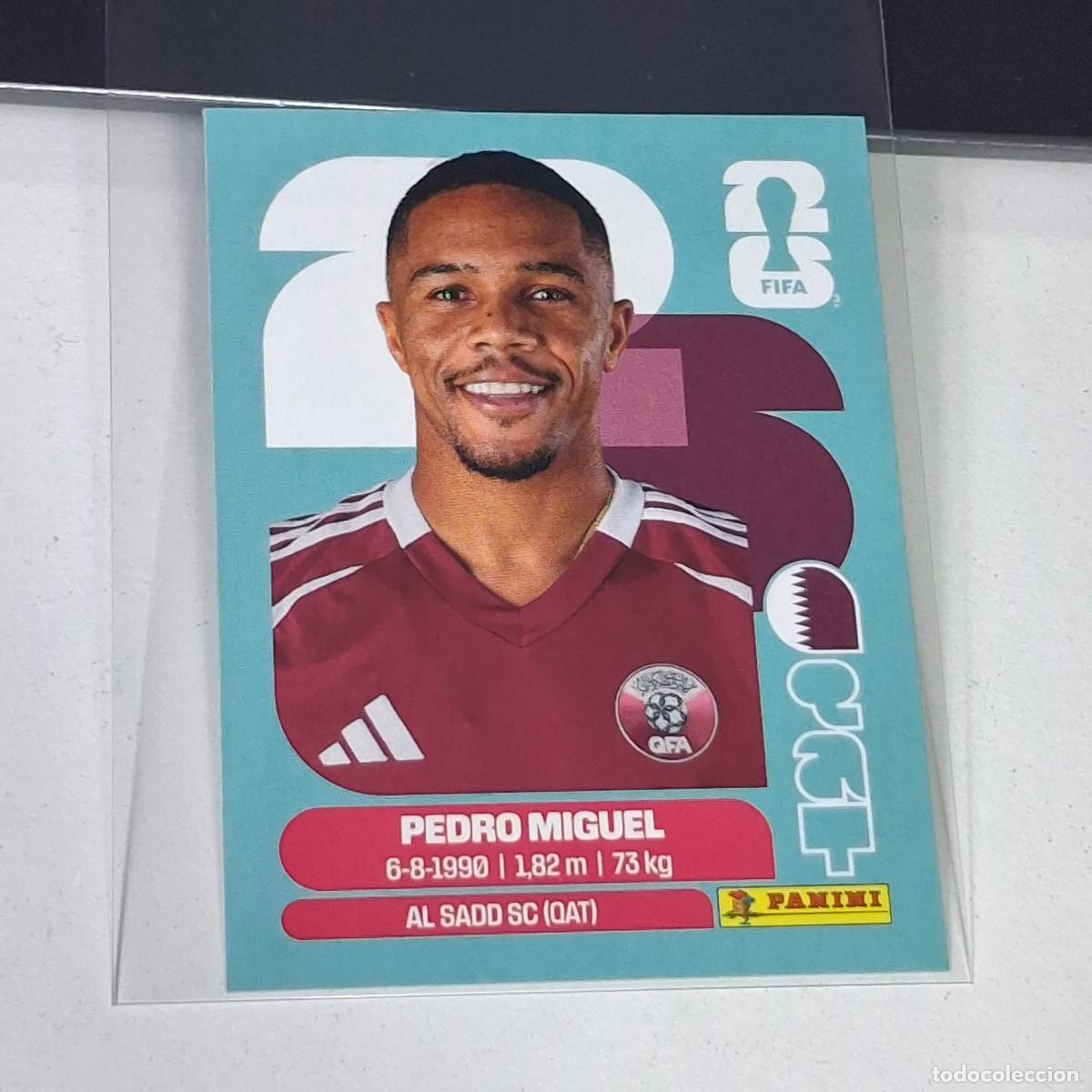 Cromos de f&uacute;tbol: B68 QAT 7 QAT7 PEDRO MIGUEL QATAR MUNDIAL FIFA WORLD CUP 2026 STICKER PANINIKER PANINI