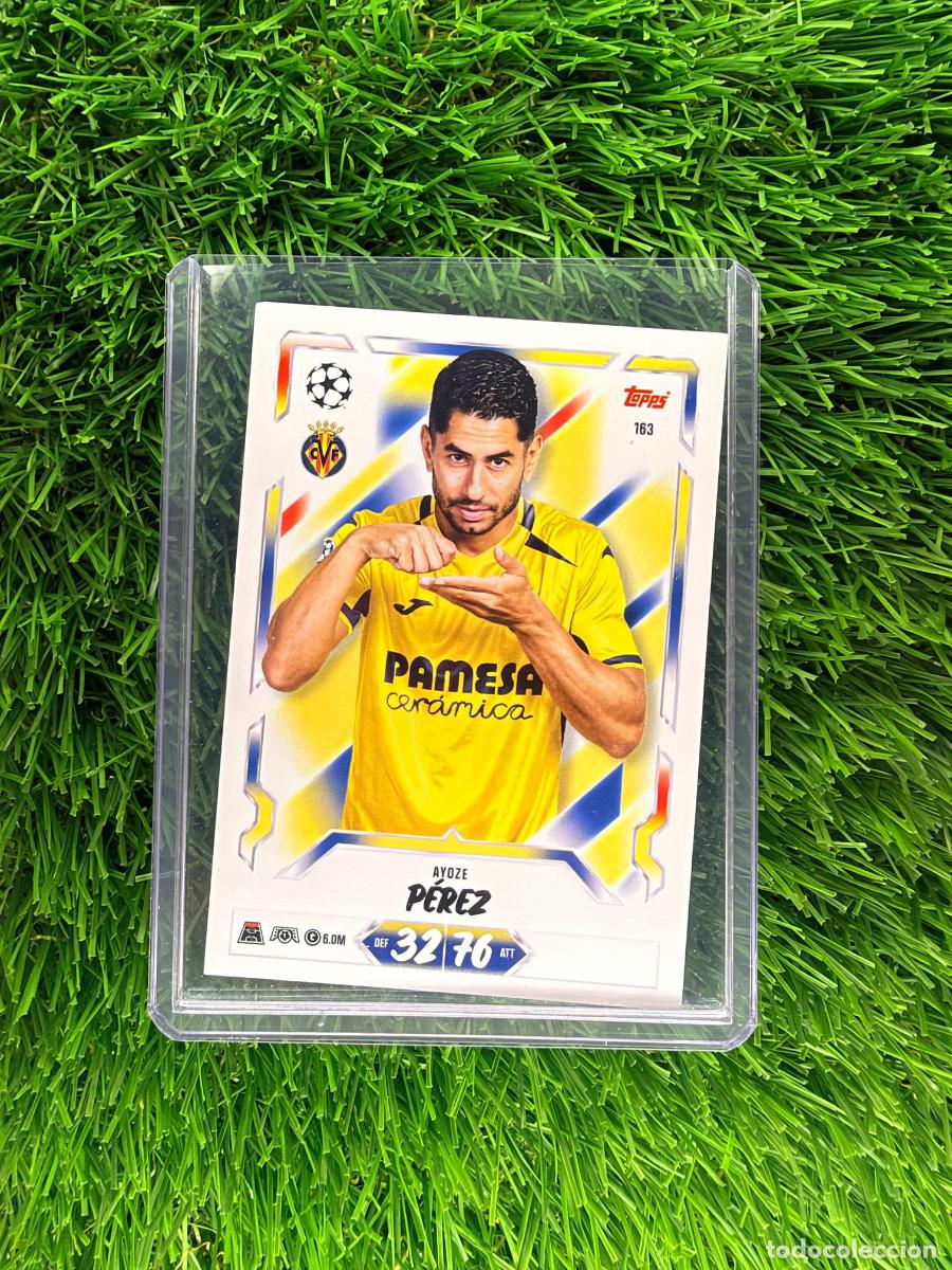 Cromos de f&uacute;tbol: N&ordm; 163 Ayoze P&eacute;rez Villarreal CF Match Attax 26 27