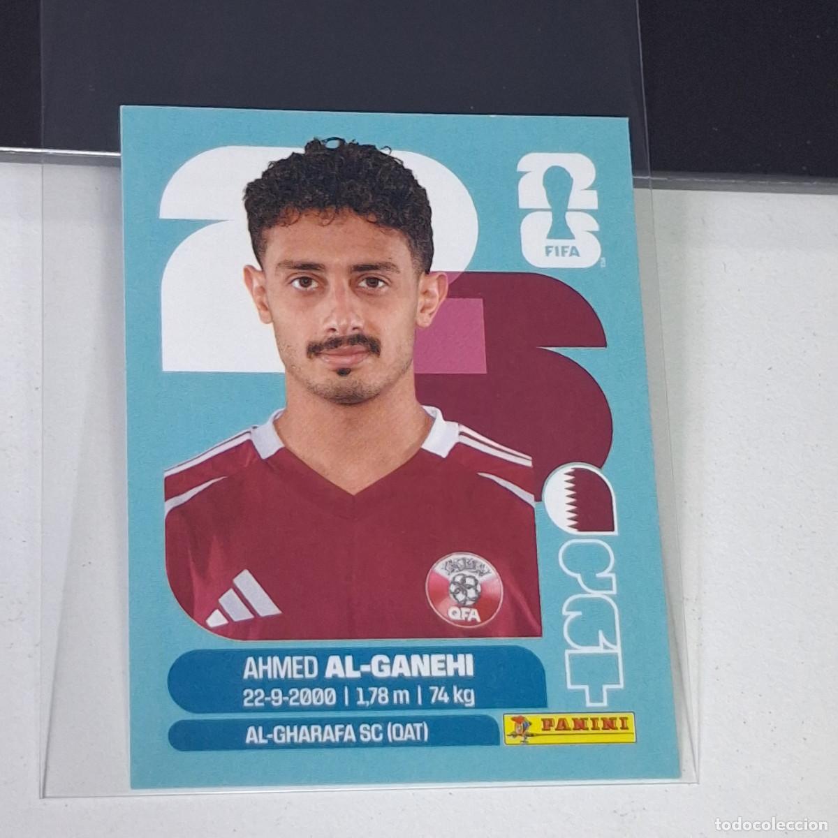 Cromos de f&uacute;tbol: B68 QAT19 AHMED AL GANEHI 19 QATAR CATAR QAT MUNDIAL FIFA WORLD CUP 2026 STICKER PANINI
