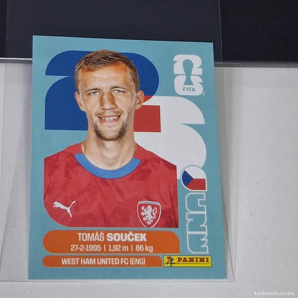 Cromos de f&uacute;tbol: B68 CZE12 TOM&Aacute;&Scaron; SOUČEK 12 REP&Uacute;BLICA CHECA CHEQUIA CZE MUNDIAL FIFA WORLD CUP 2026 STICKER PANINI