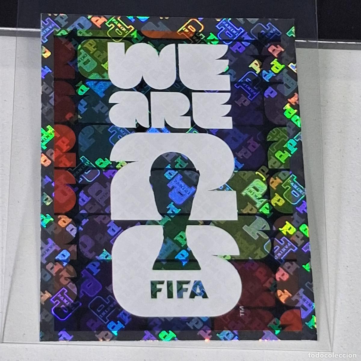 Cromos de f&uacute;tbol: B69 FWC4 OFFICIAL SLOGAN WE ARE PANINI MUNDIAL FIFA WORLD CUP 2026 STICKER PANINI