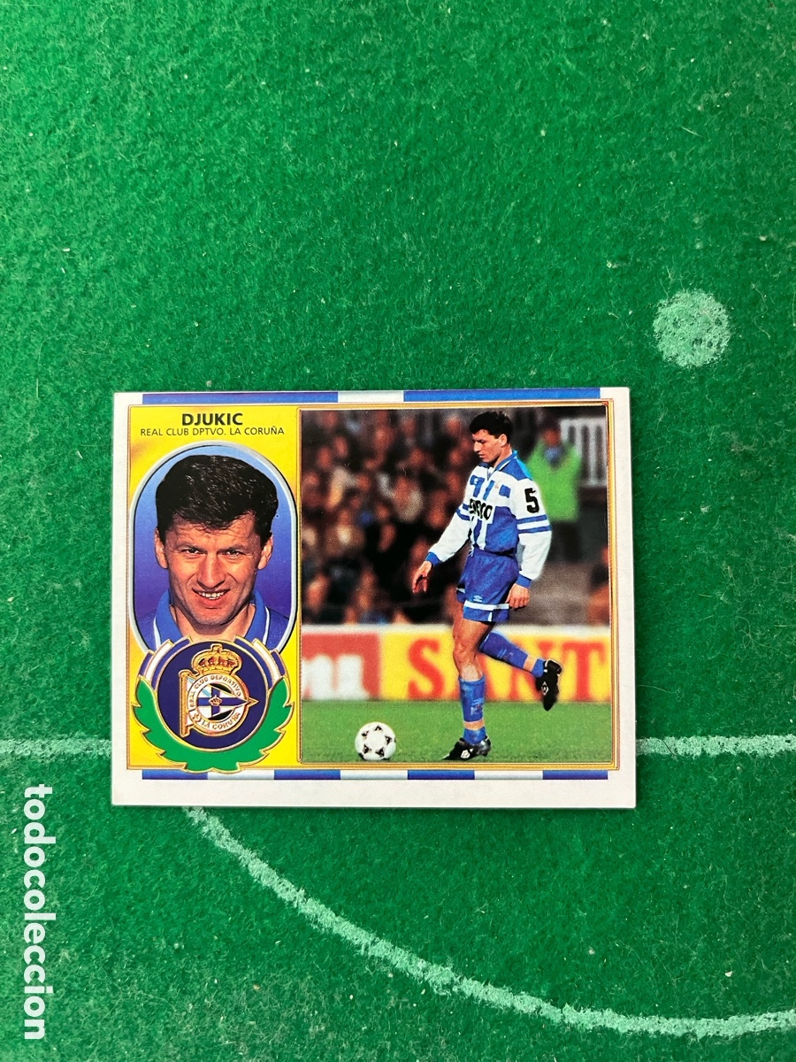 Cromos de f&uacute;tbol: DJUKIC DEPORTIVO DE LA CORU&Ntilde;A LIGA ESTE 1996 1997 PANINI