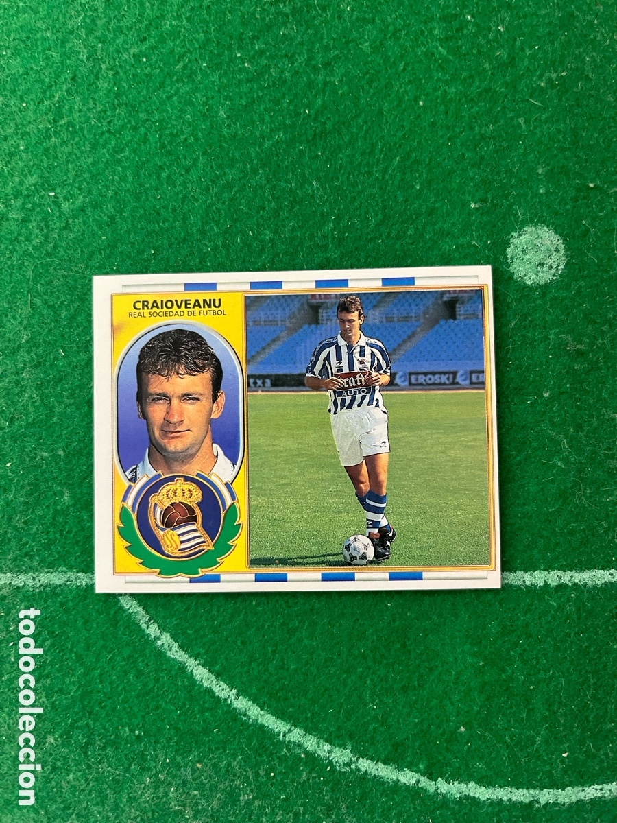 Cromos de f&uacute;tbol: CRAIOVEANU REAL SOCIEDAD LIGA ESTE 1996 1997 PANINI