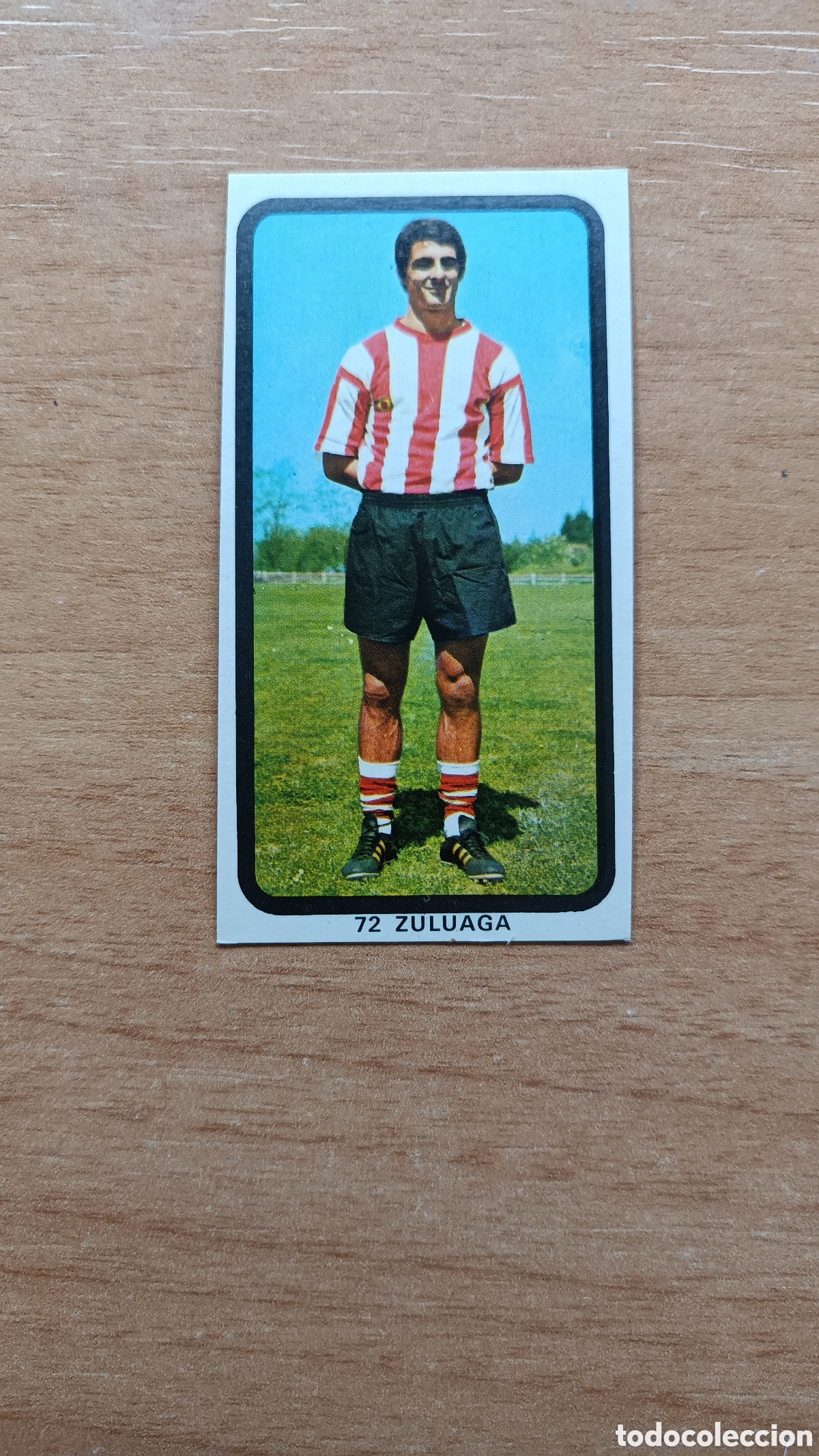 Cromos de f&uacute;tbol: ZULUAGA R.Romero 74.75 error NUEVO