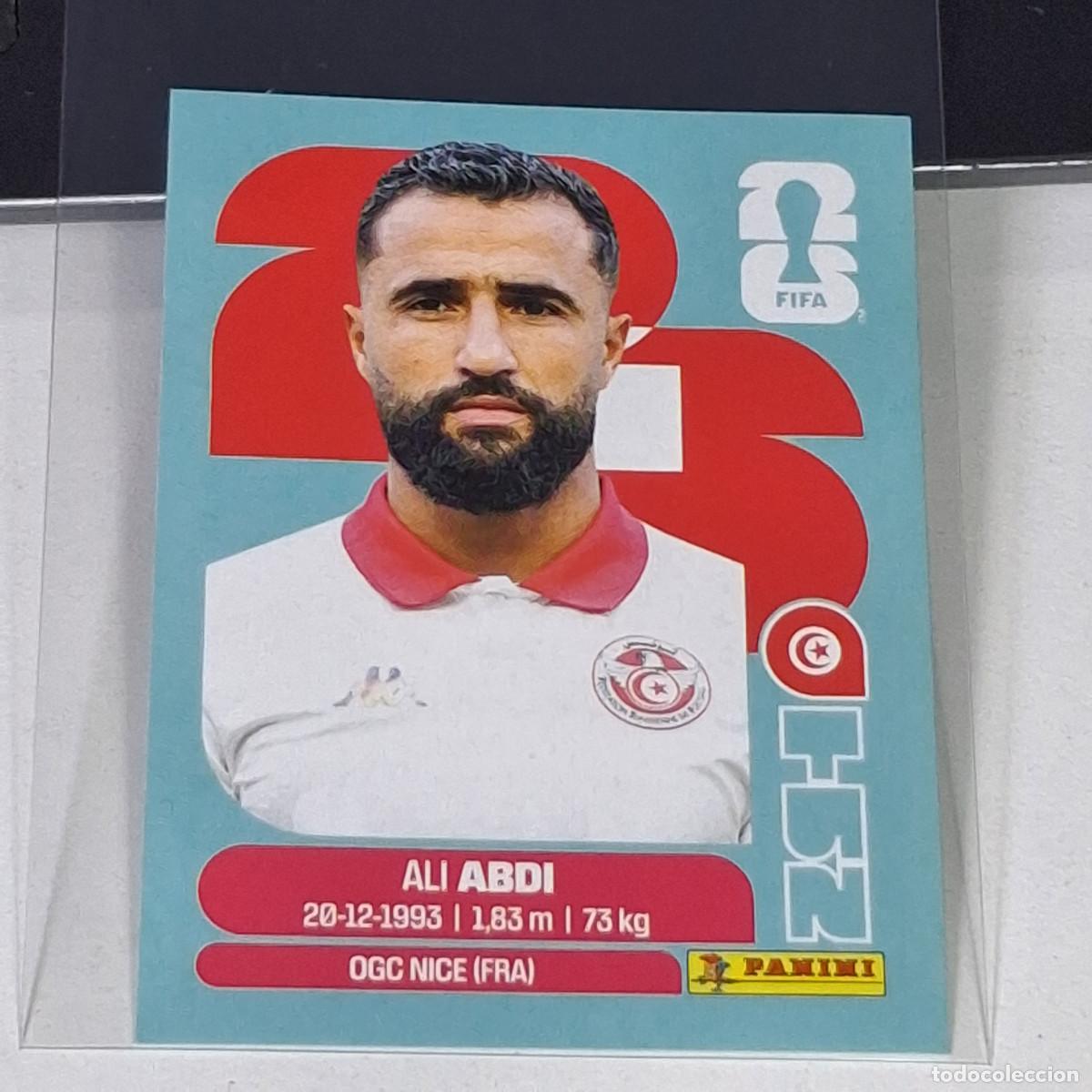 Cromos de f&uacute;tbol: B69 TUN7 ALI ABDI 7 T&Uacute;NEZ TUNISIA TUN MUNDIAL FIFA WORLD CUP 2026 STICKER PANINI