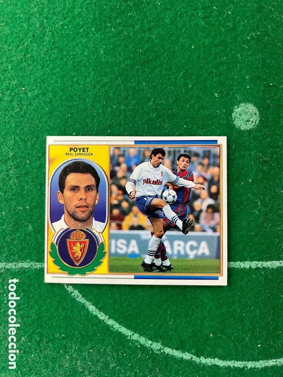 Cromos de f&uacute;tbol: POYET REAL ZARAGOZA LIGA ESTE 1996 1997 PANINI