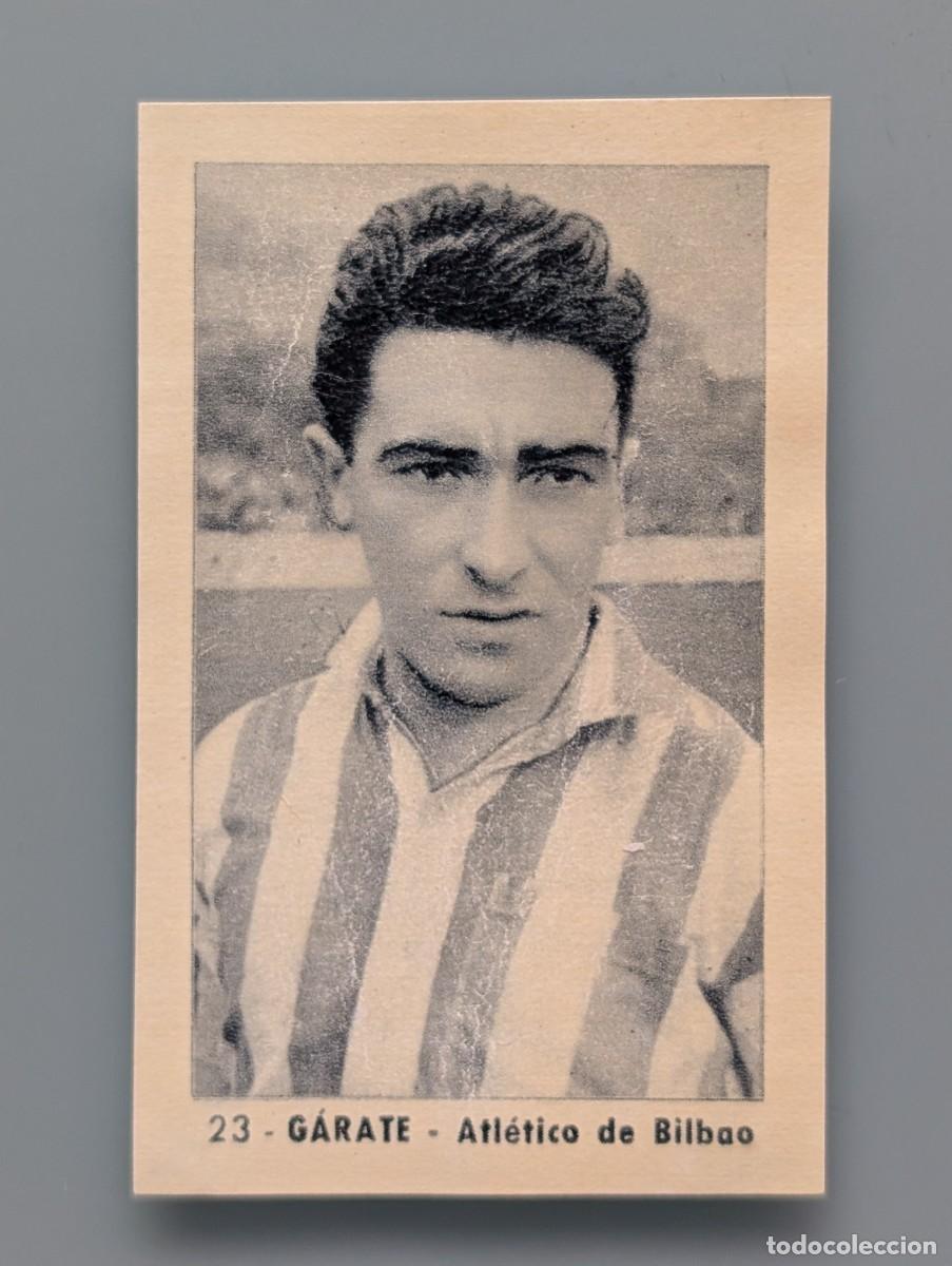 Cromos de f&uacute;tbol: DIFICIL CROMO RARE CARD GARATE ATHLETIC ATLETICO BILBAO ED RUIZ ROMERO 1952 1952/53 1953 VIZCAYA