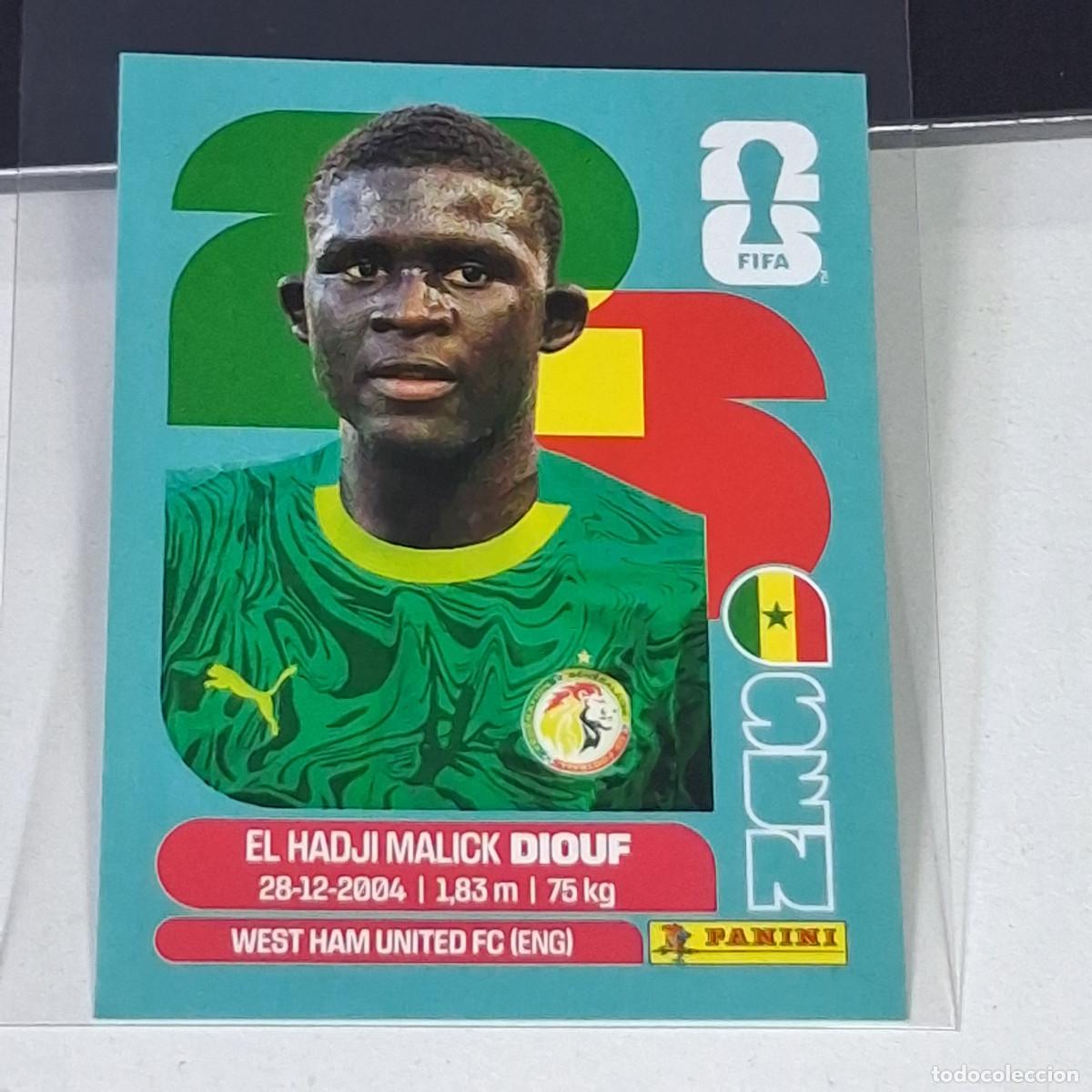 Cromos de f&uacute;tbol: B69 SEN 7 SEN7 EL HADJI MALICK DIOUF SENEGAL MUNDIAL FIFA WORLD CUP 2026 STICKER PANINI