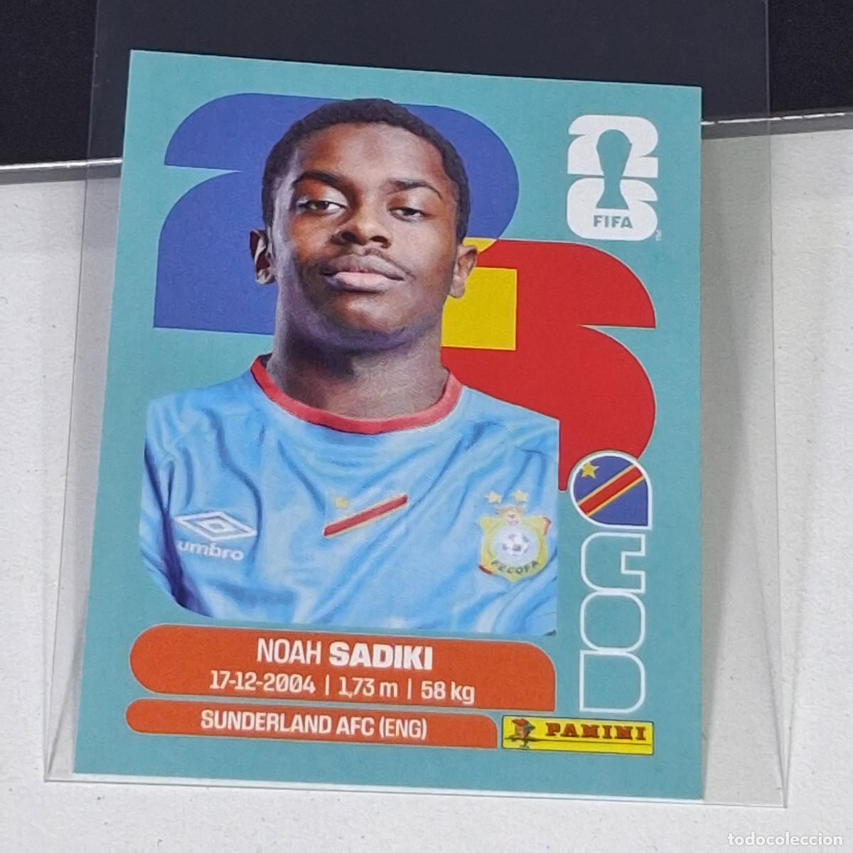Cromos de f&uacute;tbol: B69 COD12 NOAH SADIKI 12 CONGO COD MUNDIAL FIFA WORLD CUP 2026 STICKER PANINI