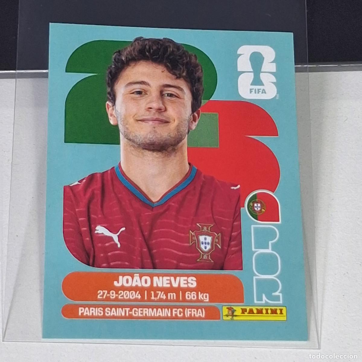 Cromos de f&uacute;tbol: B69 POR14 JO&Atilde;O NEVES 14 PORTUGAL POR MUNDIAL FIFA WORLD CUP 2026 STICKER PANINI