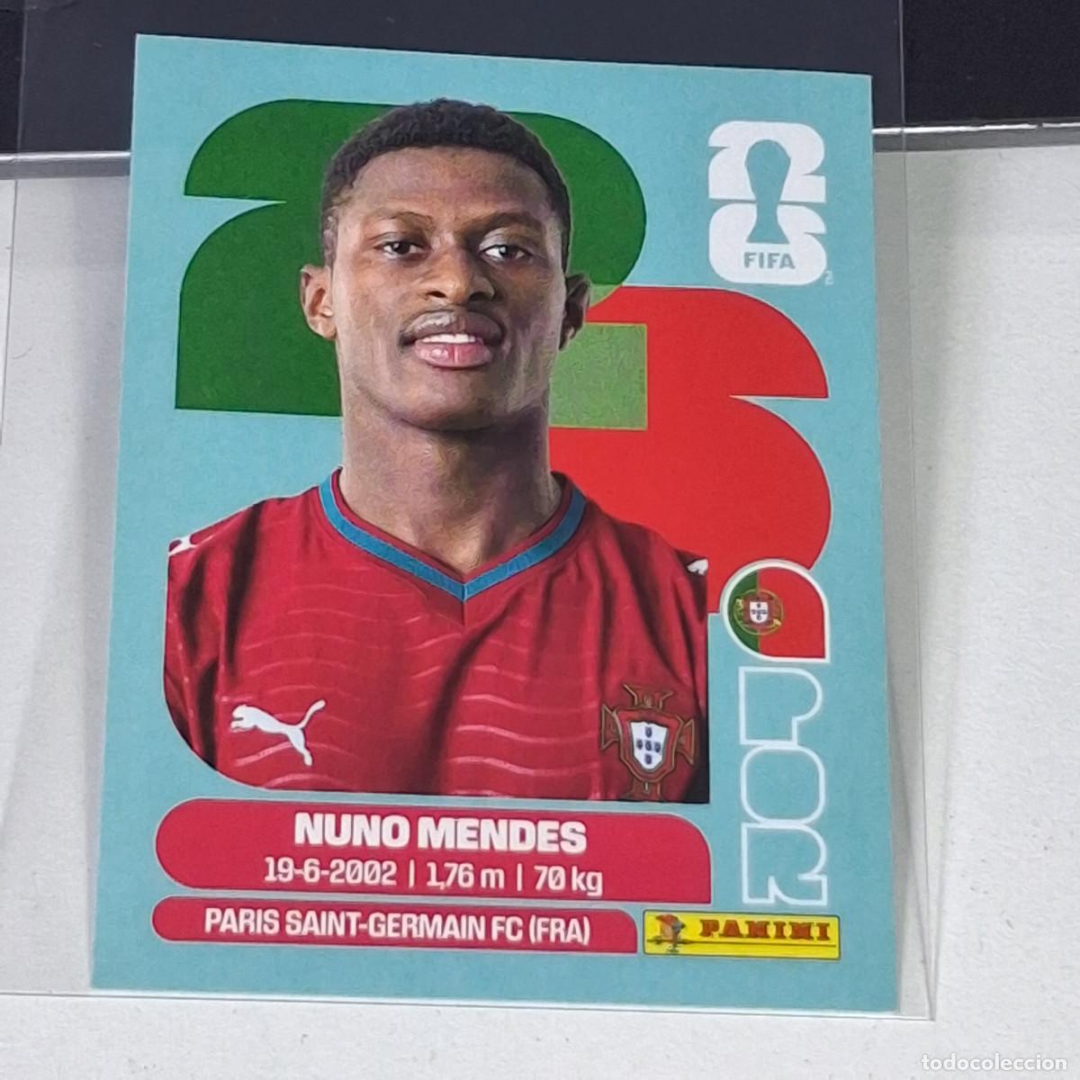 Cromos de f&uacute;tbol: B69 POR7 NUNO MENDES 7 PORTUGAL POR MUNDIAL FIFA WORLD CUP 2026 STICKER PANINI