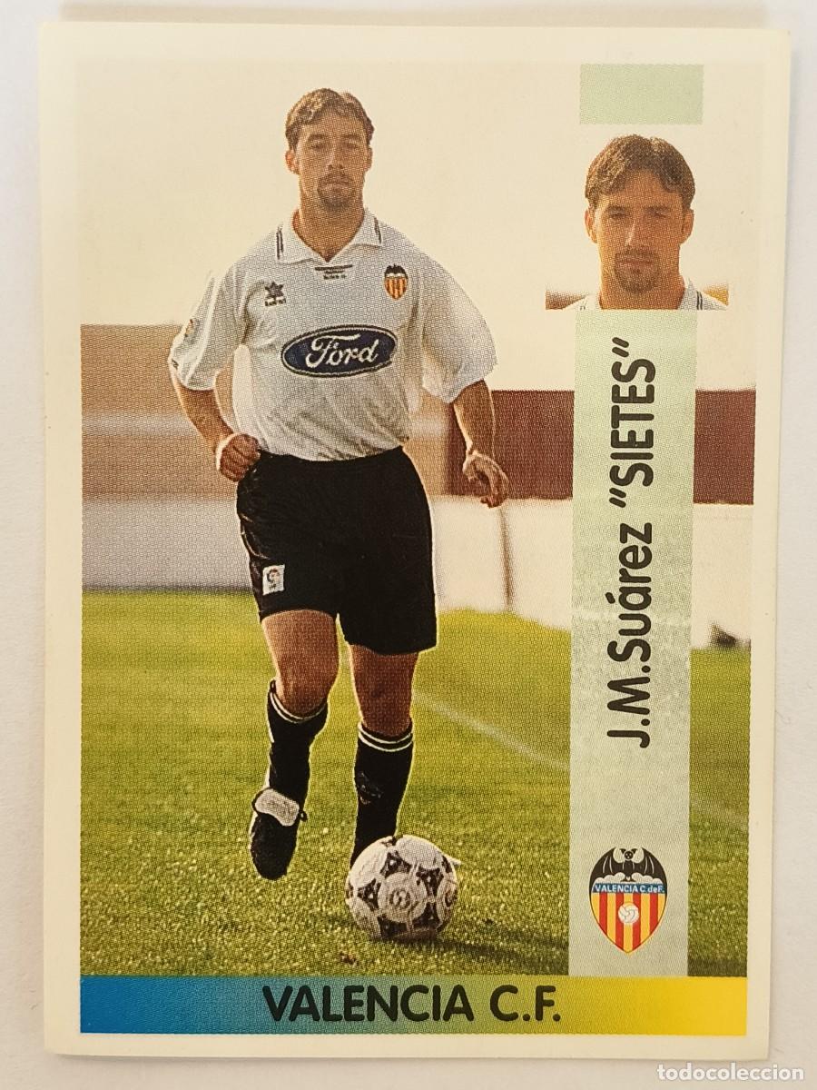 Cromos de f&uacute;tbol: #23 SIETES (VALENCIA C.F.) LIGA 96/97 PANINI
