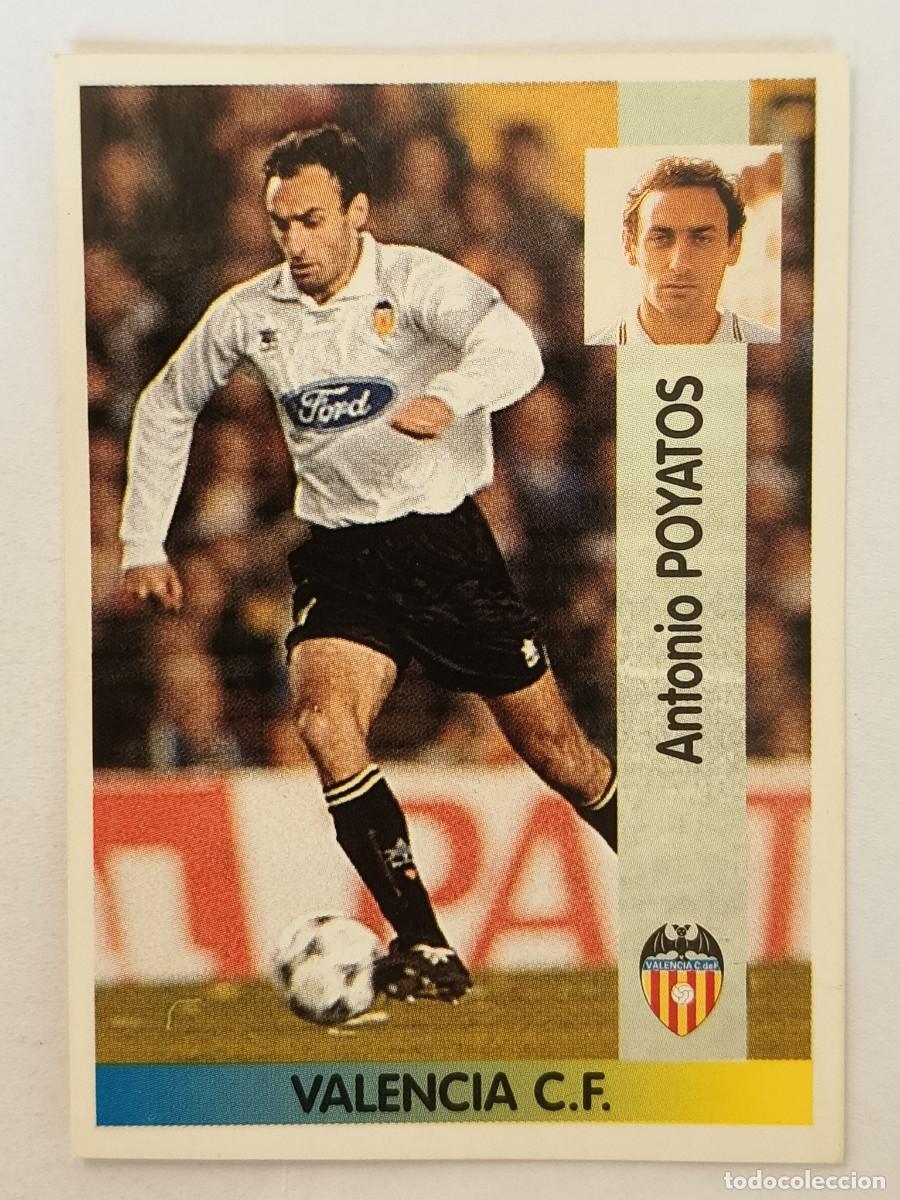 Cromos de f&uacute;tbol: #28 POYATOS (VALENCIA C.F.) LIGA 96/97 PANINI