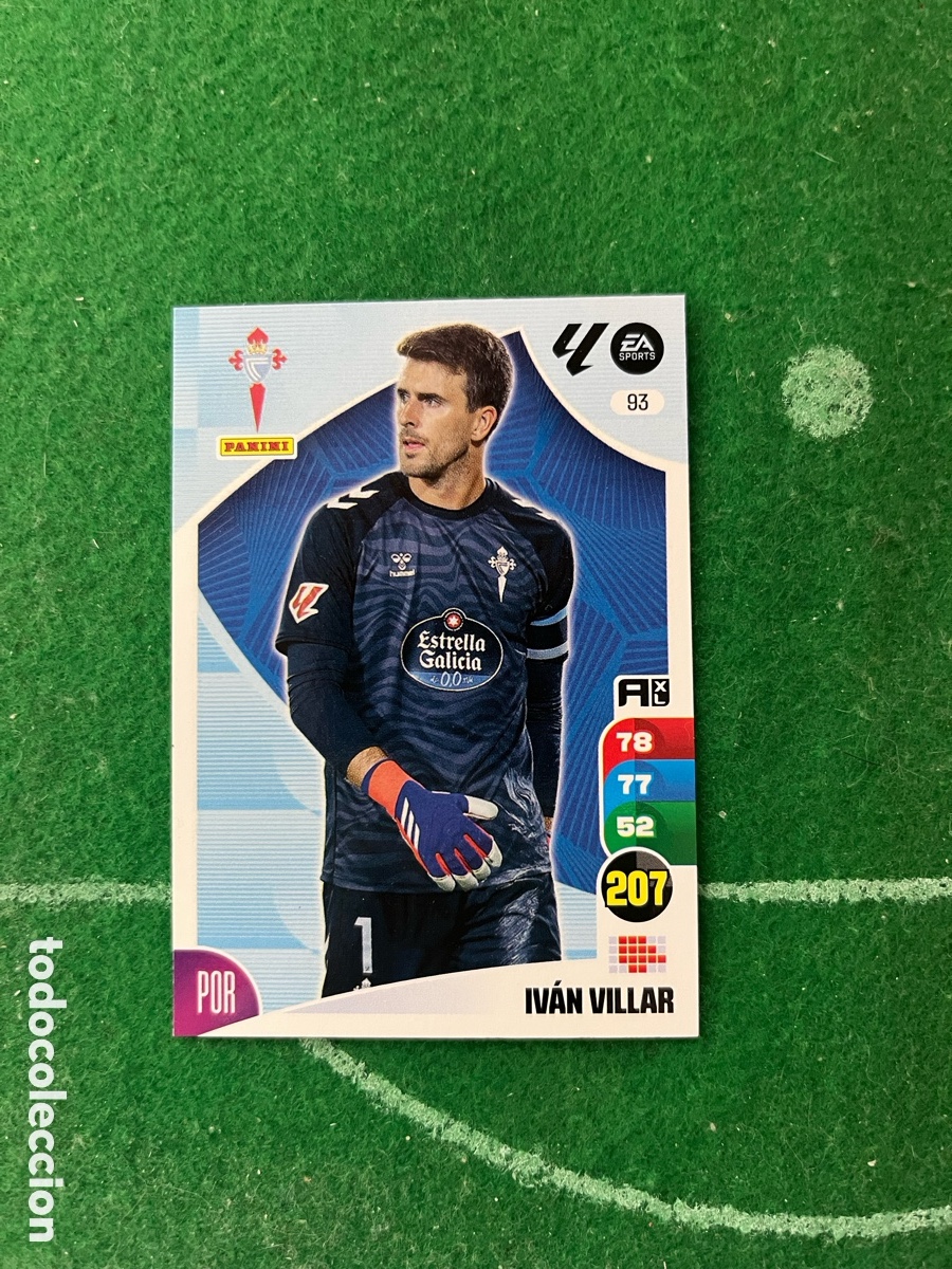Cromos de f&uacute;tbol: 93 IV&Aacute;N VILLAR CELTA DE VIGO ADRENALYN 2024 2025 PANINI