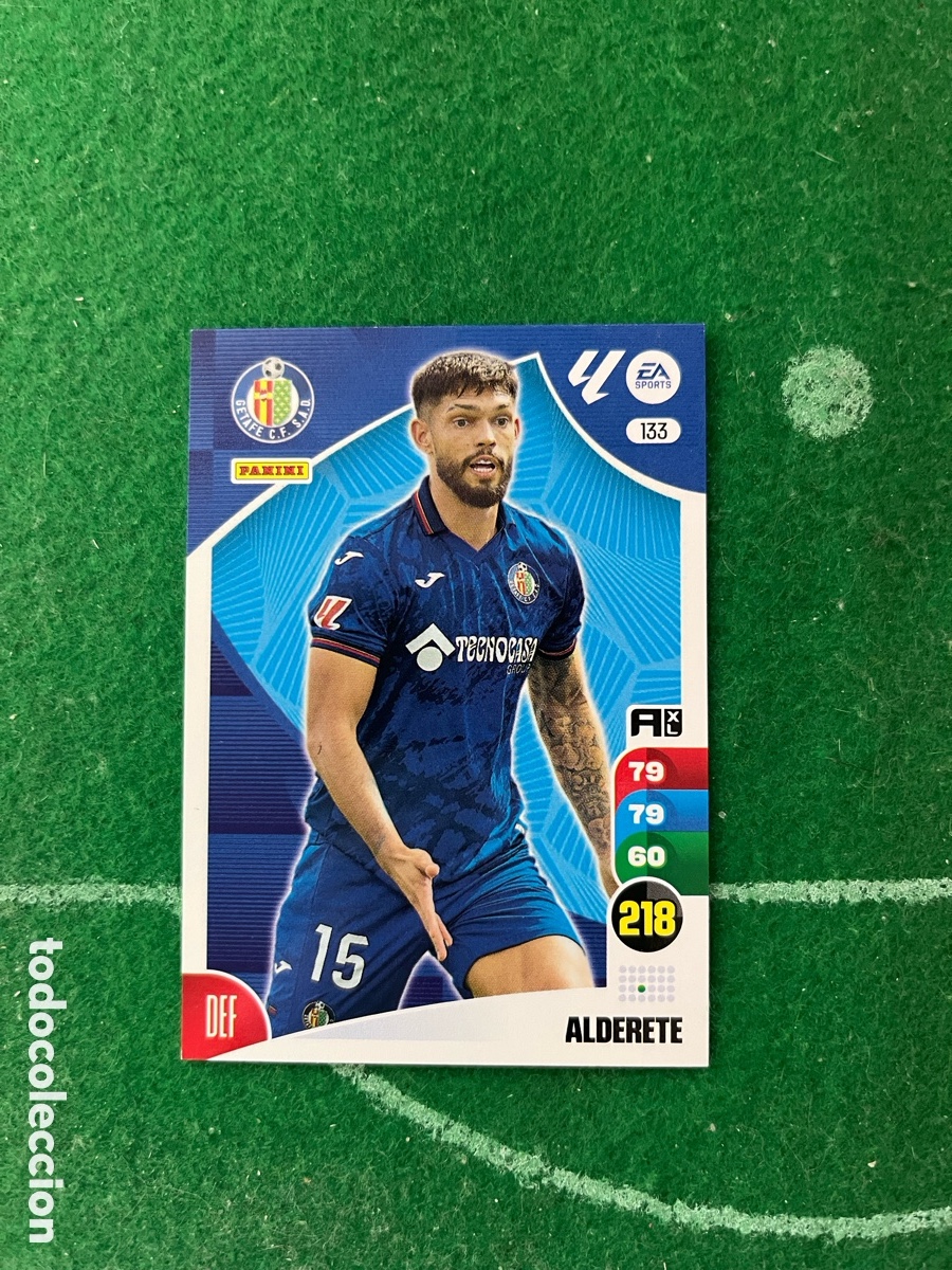 Cromos de f&uacute;tbol: 133 ALDERETE GETAFE ADRENALYN 2024 2025 PANINI