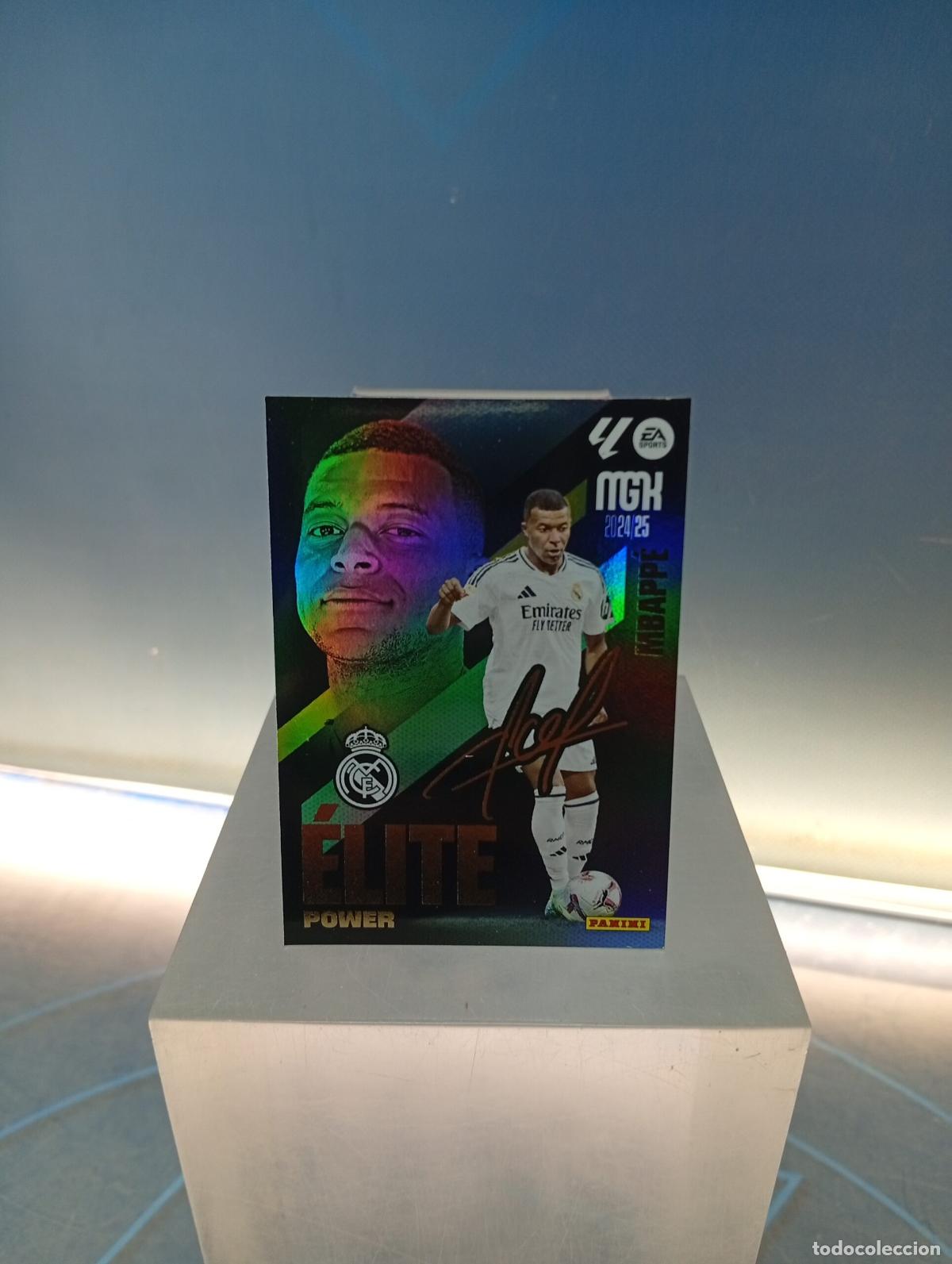 Cromos de f&uacute;tbol: Mbappe Elite Power Megacracks 2024-25