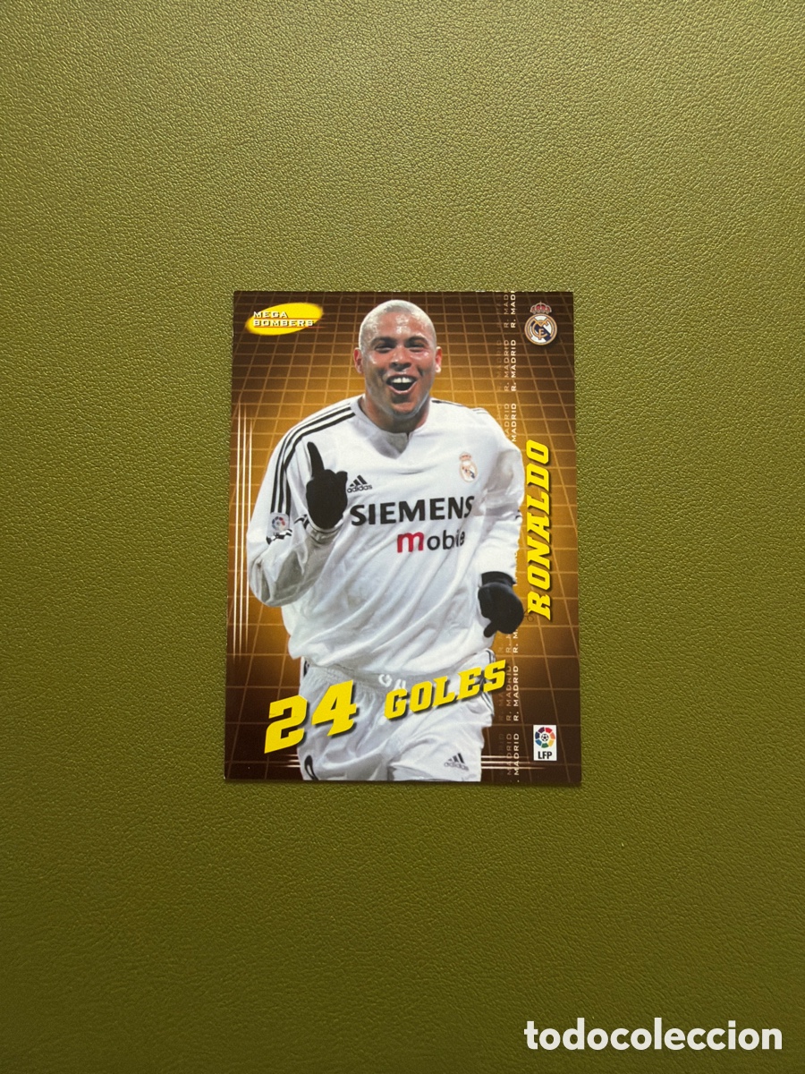Cromos de f&uacute;tbol: Ronaldo 397 Megacracks 04/05 Mega Bombers Real Madrid