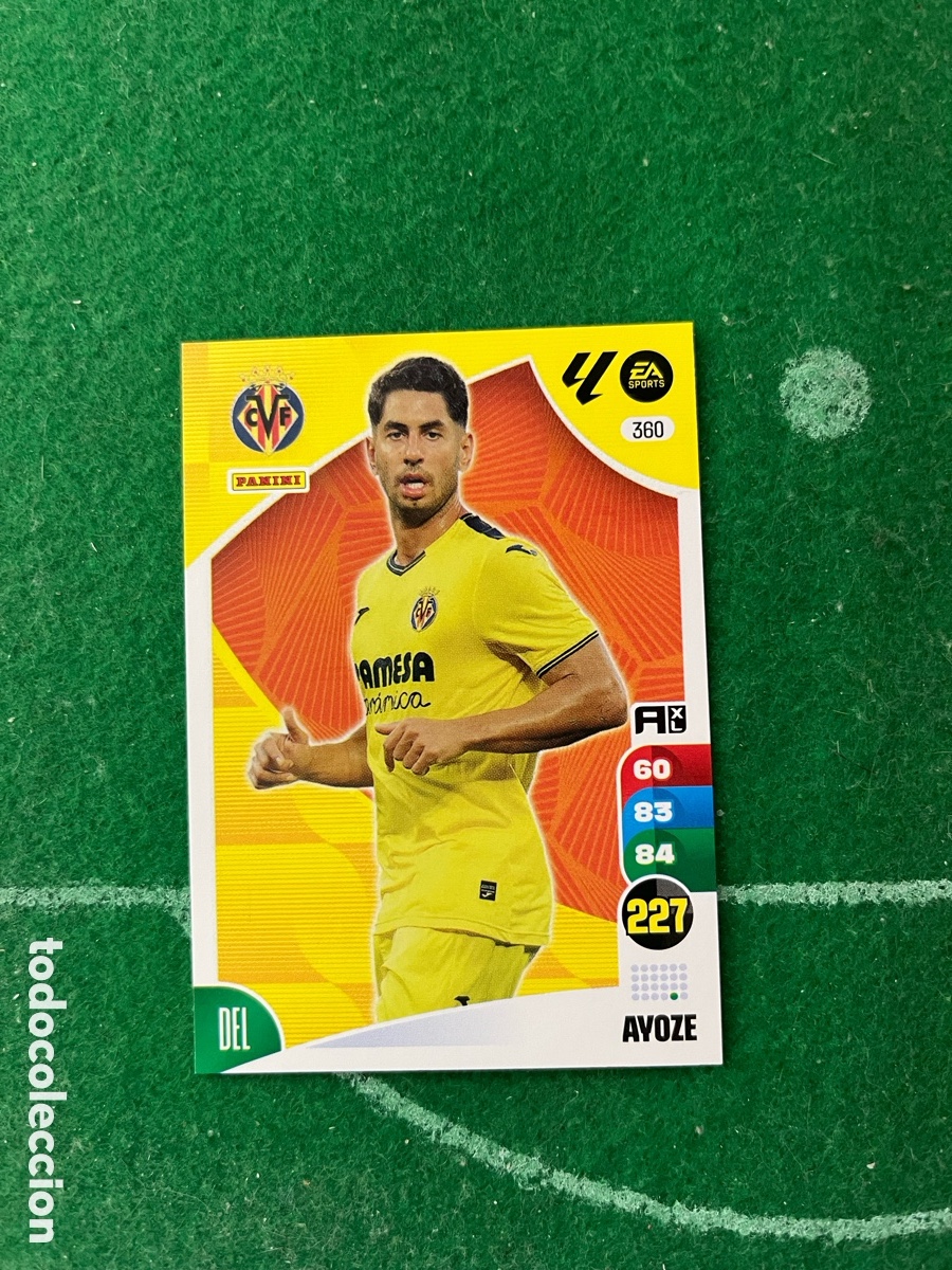 Football Stickers: 360 AYOZE VILLARREAL ADRENALYN 2024 2025 PANINI