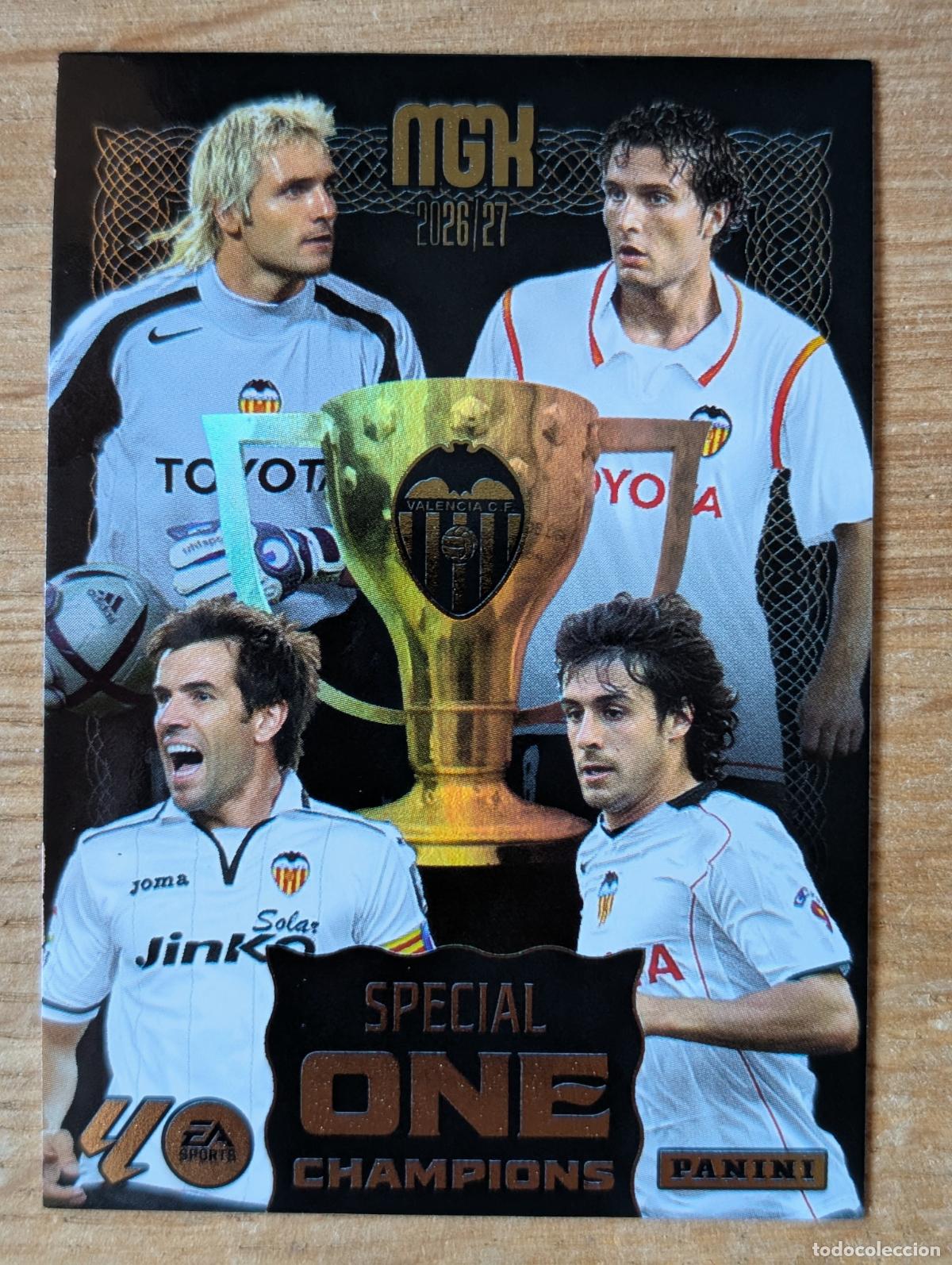 Cromos de f&uacute;tbol: PANINI MEGACRACKS 26/27 2026/2027 - AIMAR ALBELDA BARAJA (VALENCIA C.F.) SPECIAL ONE CHAMPIONS