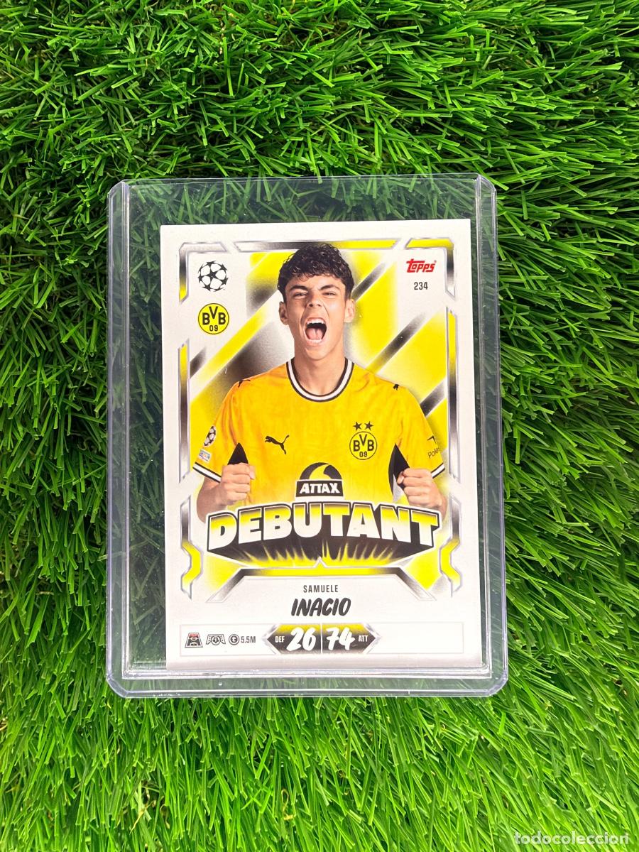 Cromos de f&uacute;tbol: N&ordm; 234 Samuele In&aacute;cio Attax Debutant Match Attax 26 27