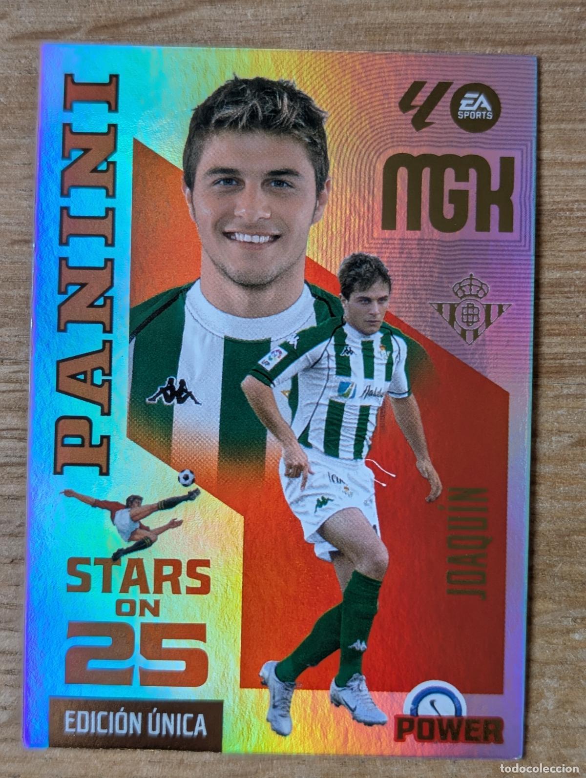 Cromos de f&uacute;tbol: PANINI MEGACRACKS 26/27 2026/2027 #431P JOAQUIN (REAL BETIS) STARS ON 25 POWER EDICION UNICA