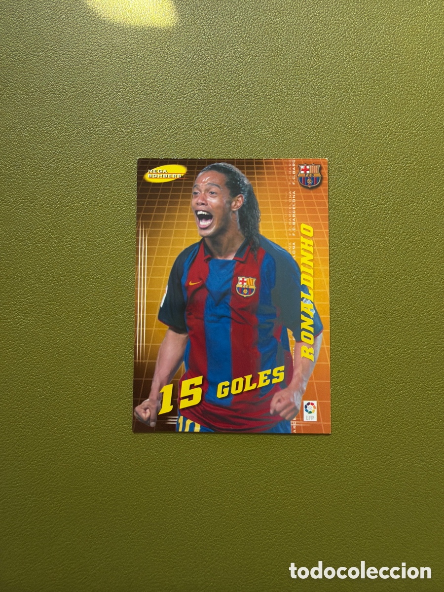 Cromos de f&uacute;tbol: Ronaldinho 405 Megacracks 04/05 Mega Bombers Barcelona