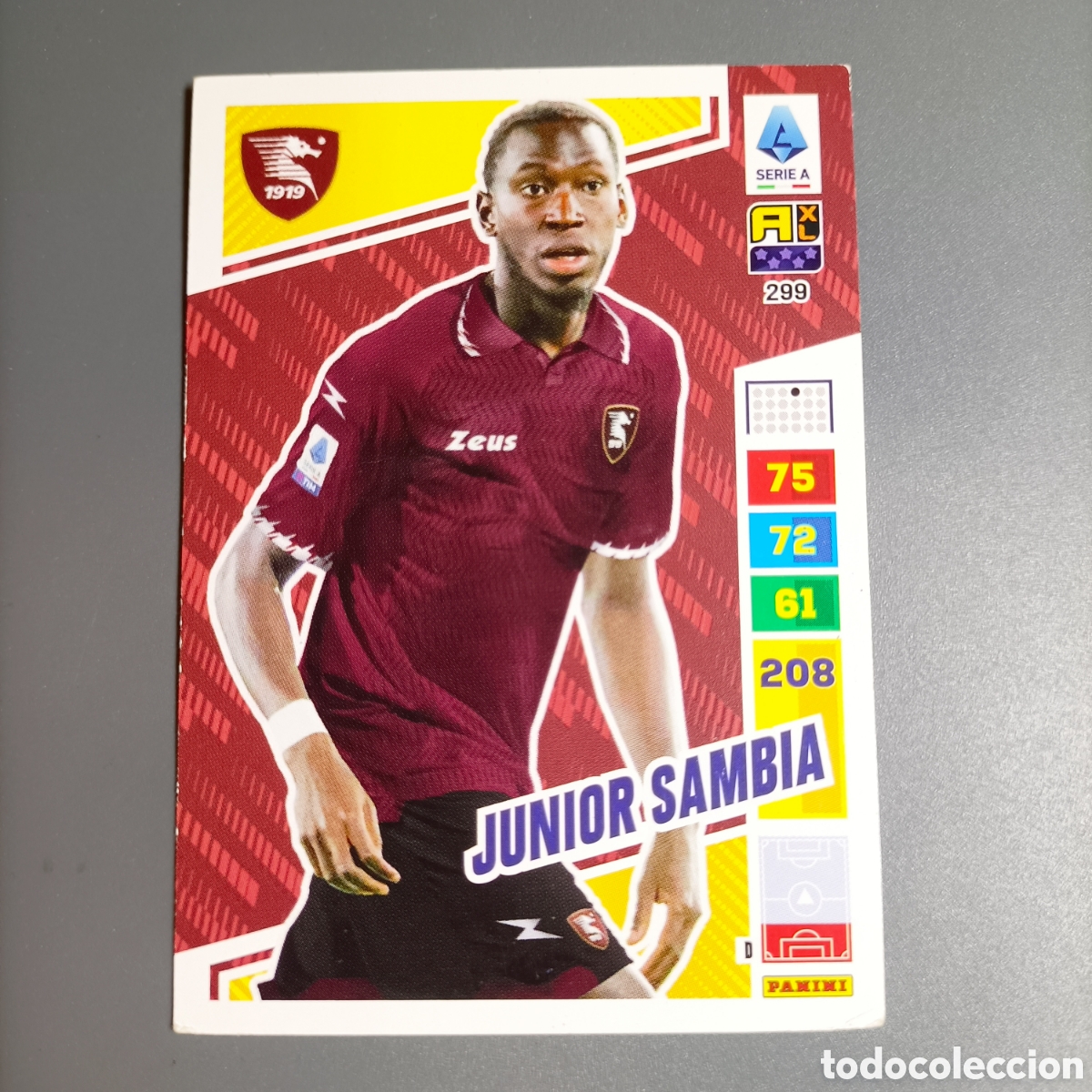 Cromos de f&uacute;tbol: Panini Calciatori Adrenalyn XL 2023-24 - #299 Junior Sambia (Salernitana)