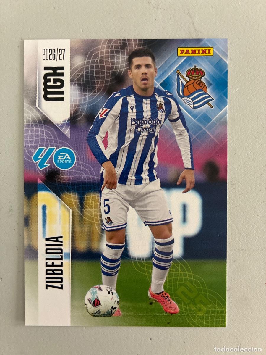 Cromos de f&uacute;tbol: 312 ZUBELDIA REAL SOCIEDAD MEGACRACKS 2026 2027