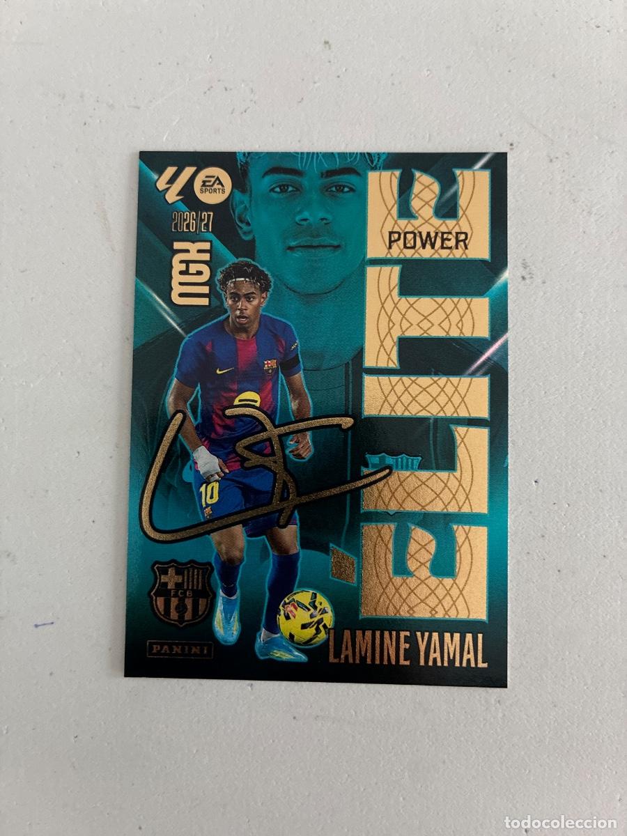 Cromos de f&uacute;tbol: 9 LAMINE YAMAL &Eacute;LITE POWER BARCELONA MEGACRACKS 2026 2027