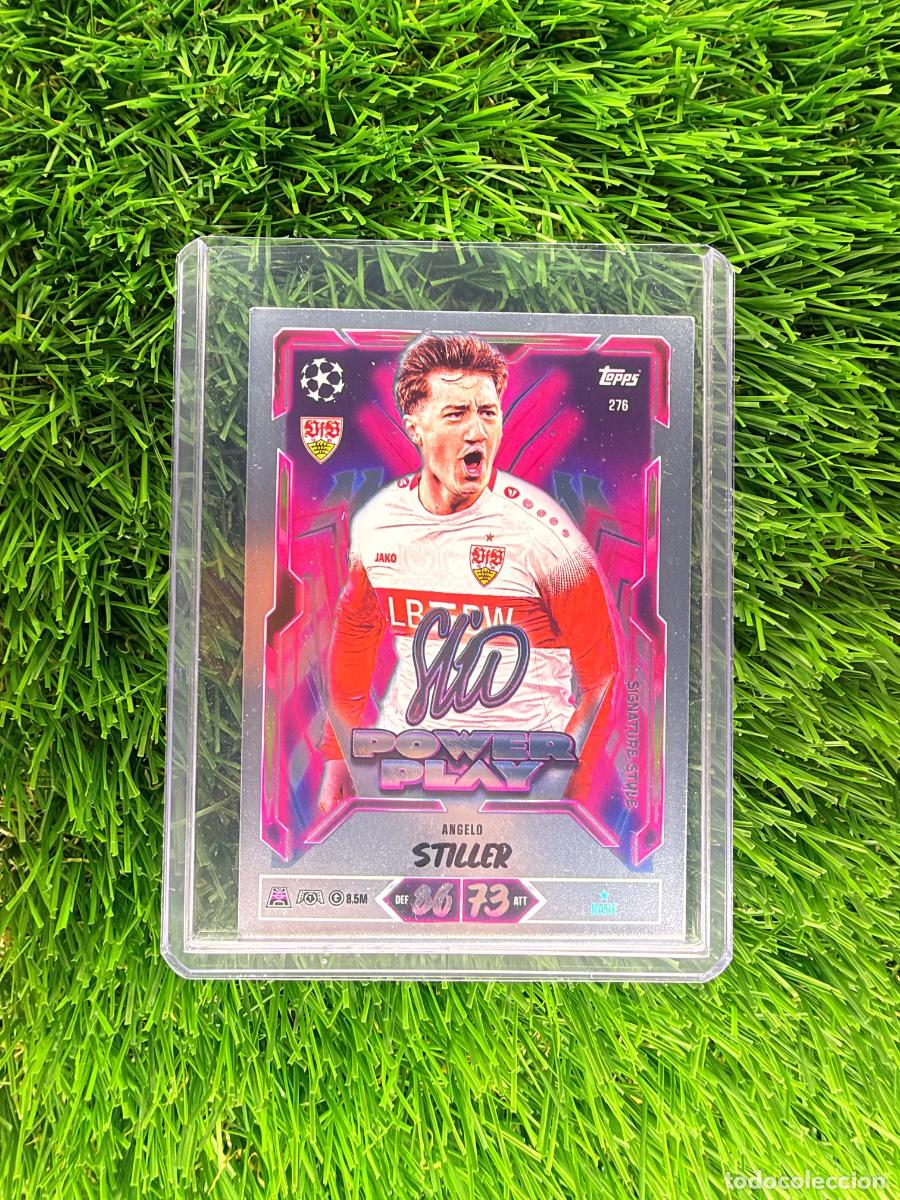 Cromos de f&uacute;tbol: N&ordm; 276 Angelo Stiller Power Play Signature Style VFB Stuttgart Match Attax 26 27