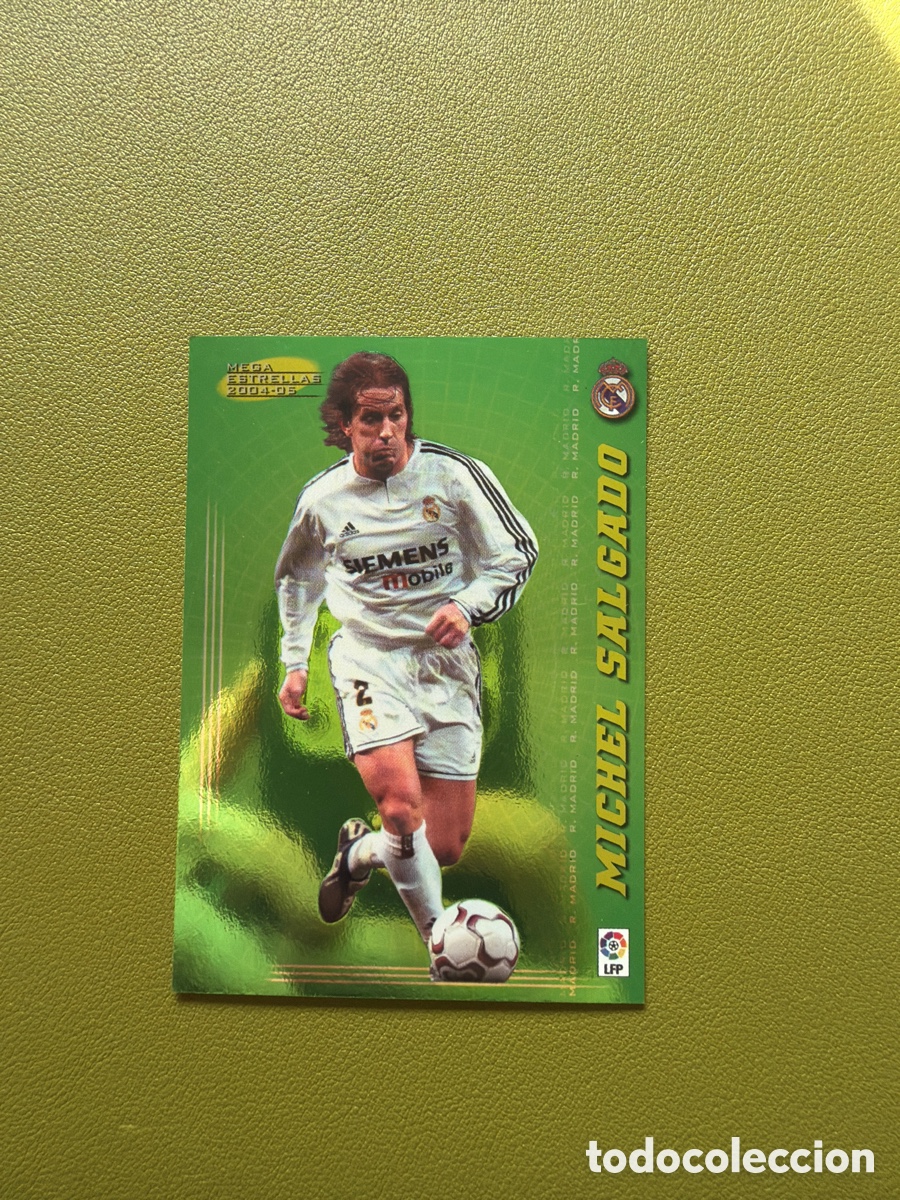 Cromos de f&uacute;tbol: M&iacute;chel Salgado 368 Megacracks 04/05 Mega Estrellas Real Madrid