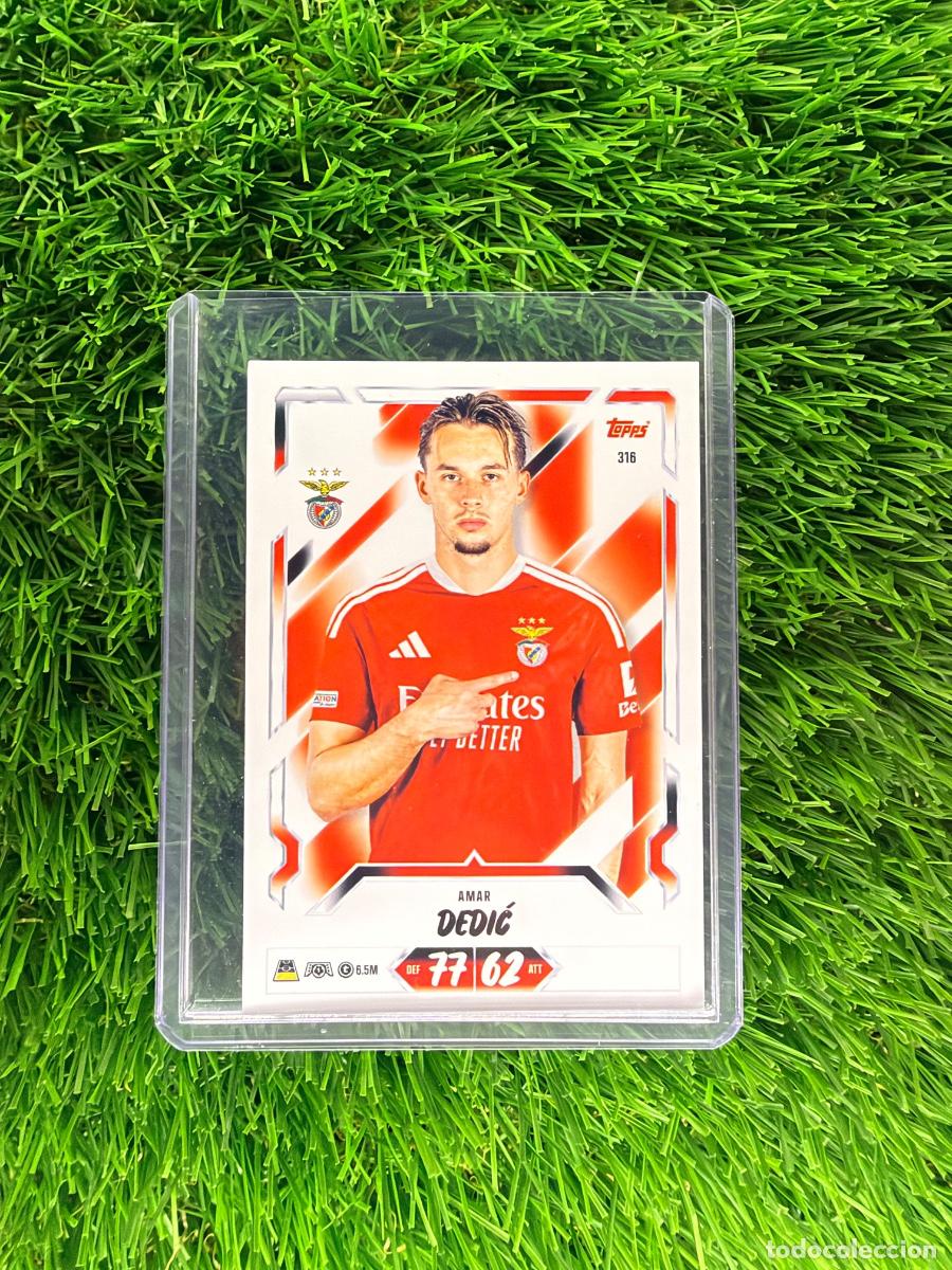 Cromos de f&uacute;tbol: N&ordm; 316 Amar Dedic SL Benfica Match Attax 26 27