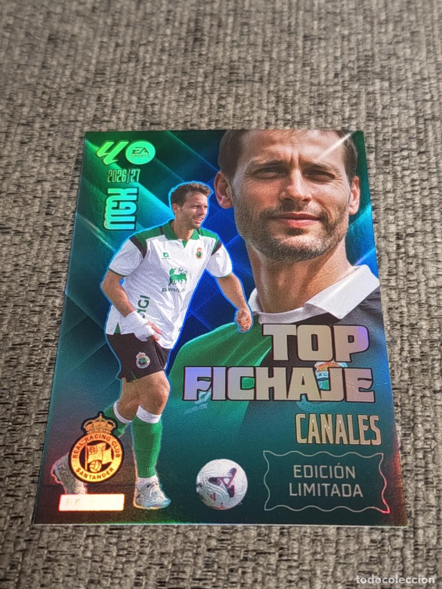 Cromos de f&uacute;tbol: MEGACRACK 26 27 CANALES TOP FICHAJE EDICION LIMITADA de la revista jugon Nuevo