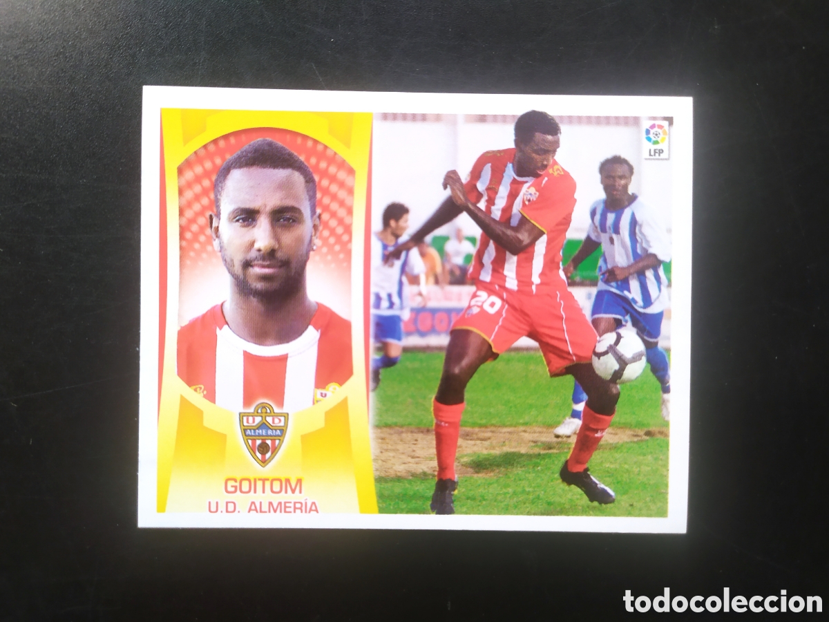 Cromos de f&uacute;tbol: Liga este 2009 2010 09 10 panini Goitom fichaje n&deg; 21 Almer&iacute;a