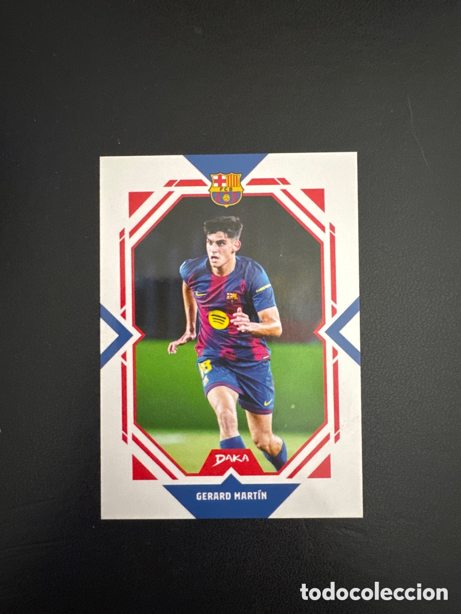 Cromos de f&uacute;tbol: GERARD MARTIN BARCELONA NUMERO 17-A DAKA 2025