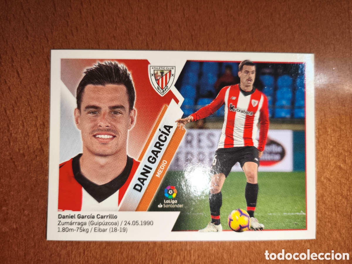 Cromos de f&uacute;tbol: Dani Garc&iacute;a n&deg;8 liga este 19/20 Athletic Club