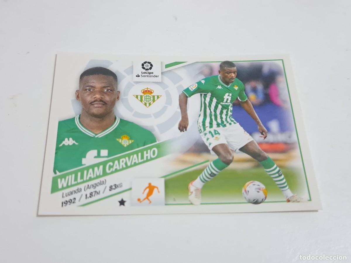 Cromos de f&uacute;tbol: CROMO LIGA 22-23 2022-23 REAL BETIS WILLIAM CARVALHO NUMERO 13A EDICIONES ESTE PANINI