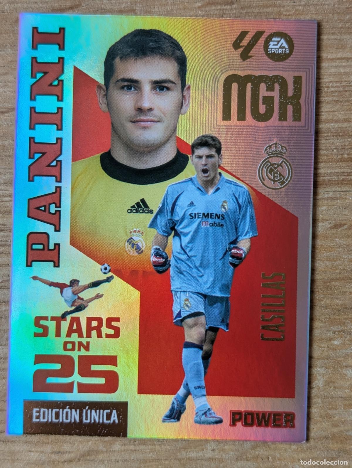 Cromos de f&uacute;tbol: PANINI MEGACRACKS 26/27 2026/2027 #428P CASILLAS (REAL MADRID) STARS ON 25 POWER EDICION UNICA